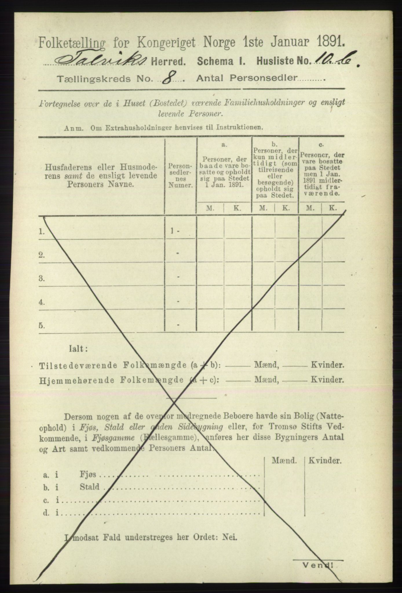 RA, 1891 census for 2013 Talvik, 1891, p. 2046