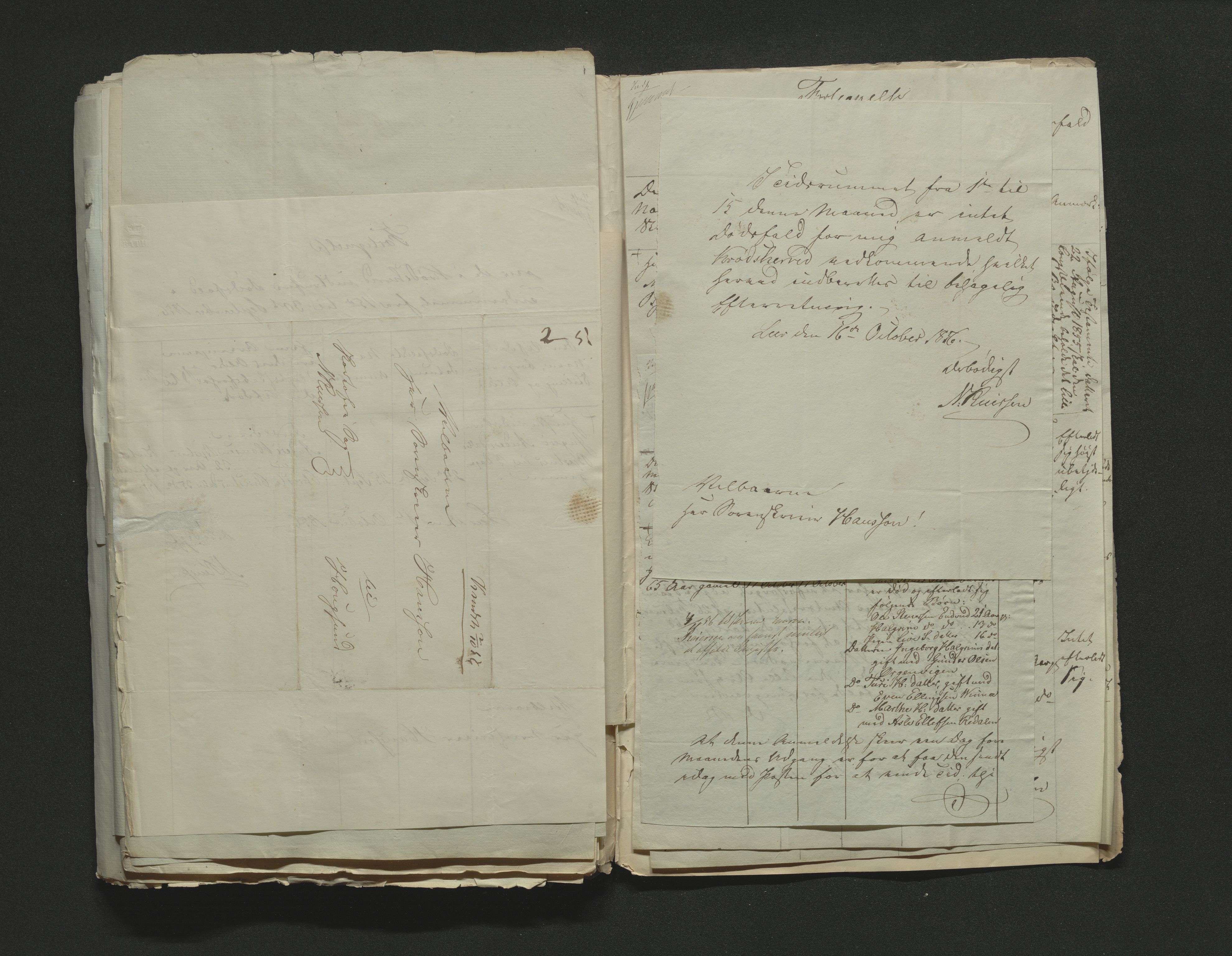 Eiker, Modum og Sigdal sorenskriveri, AV/SAKO-A-123/H/Ha/Hab/L0009: Dødsfallsmeldinger, 1854-1857, p. 390
