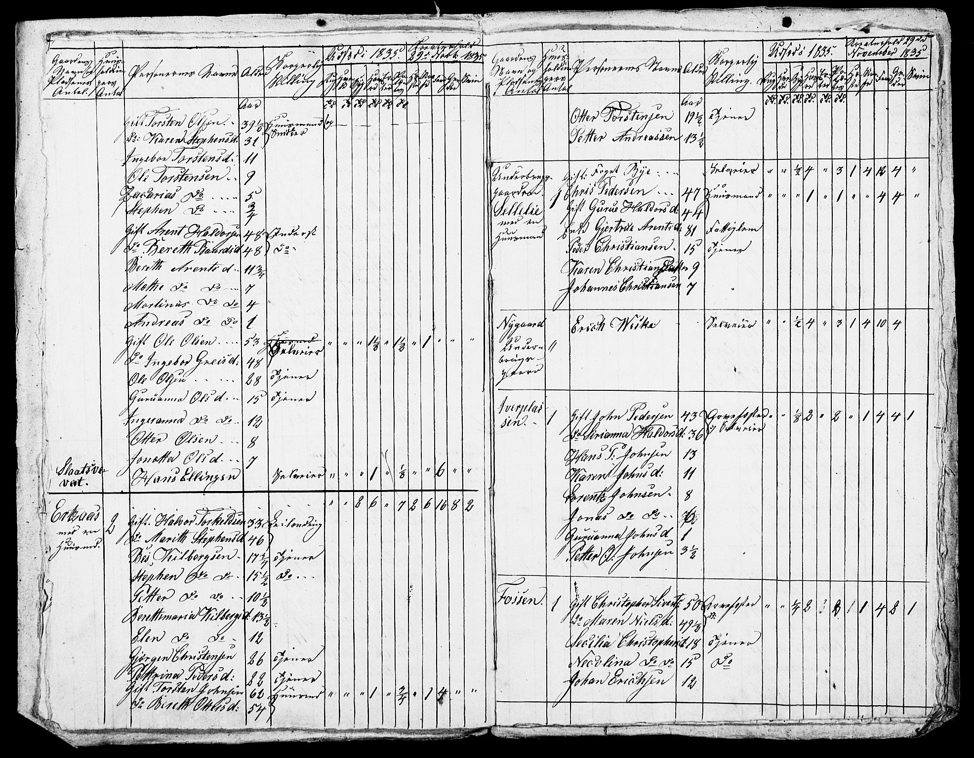 , Census 1835 for Skogn, 1835, p. 101