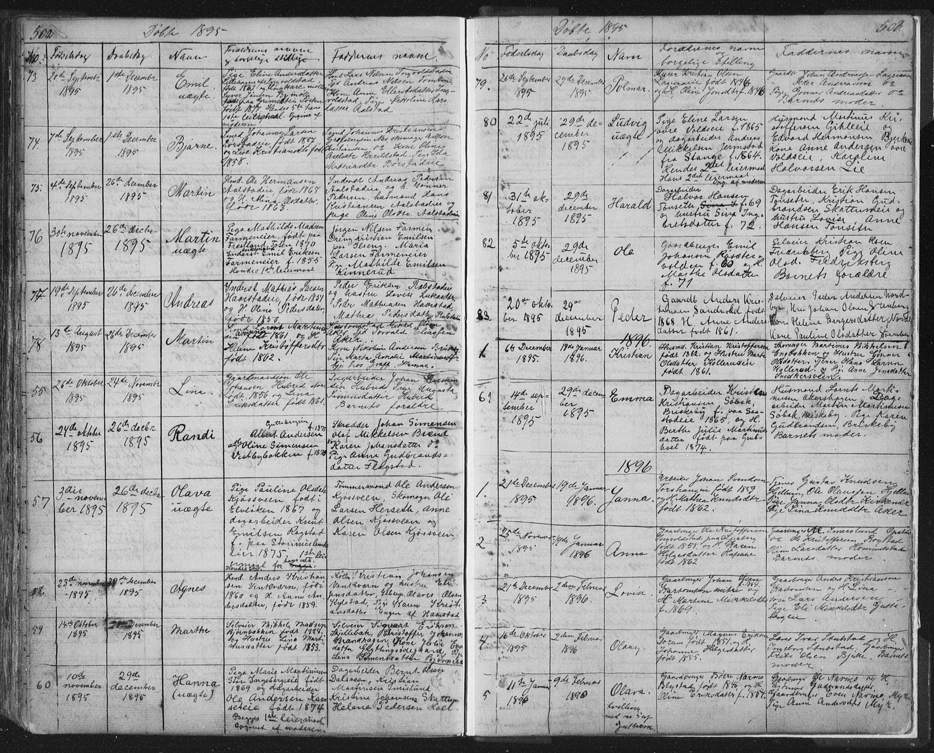 Vang prestekontor, Hedmark, AV/SAH-PREST-008/H/Ha/Hab/L0010A: Parish register (copy) no. 10a, 1854-1896, p. 502-503