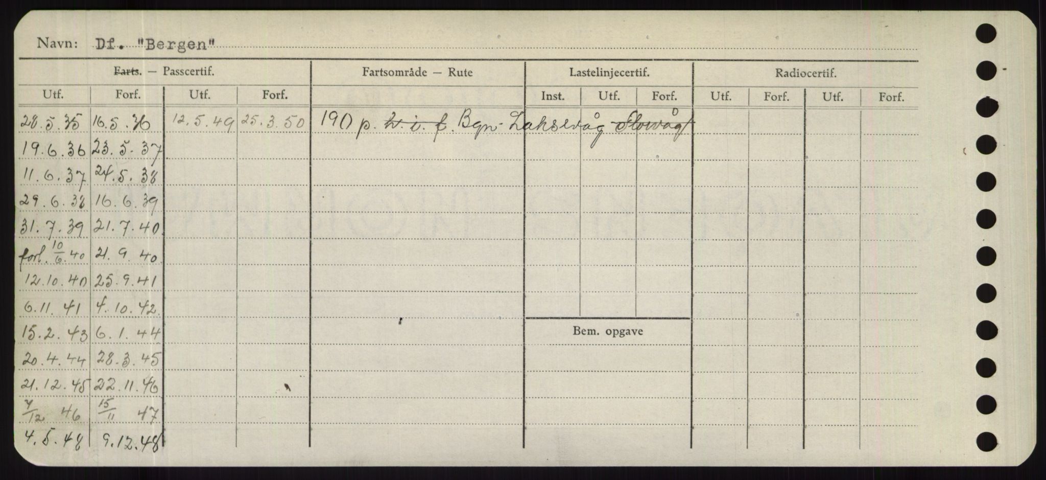 Sjøfartsdirektoratet med forløpere, Skipsmålingen, AV/RA-S-1627/H/Hd/L0003: Fartøy, B-Bev, p. 764