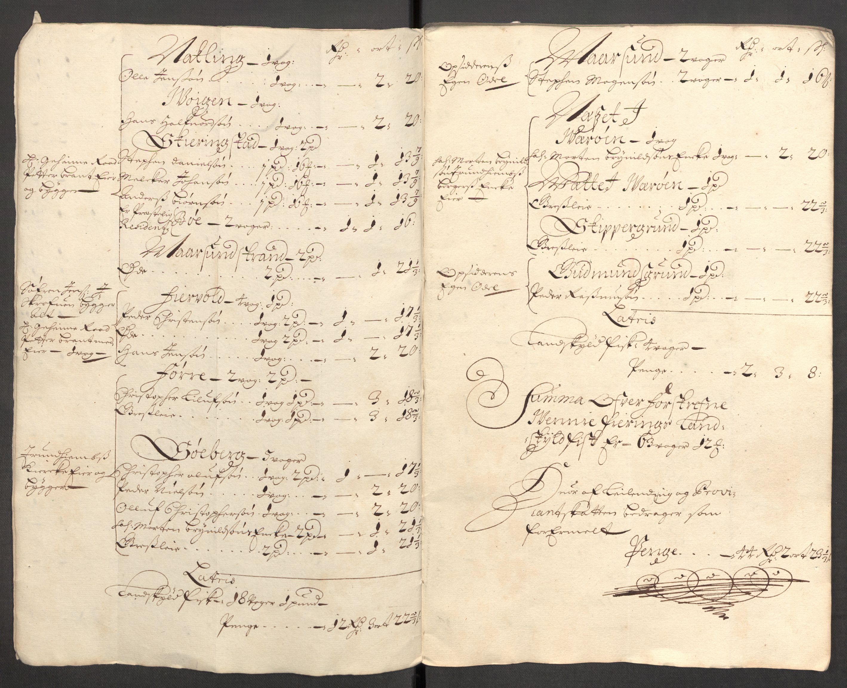 Rentekammeret inntil 1814, Reviderte regnskaper, Fogderegnskap, AV/RA-EA-4092/R67/L4678: Fogderegnskap Vesterålen, Andenes og Lofoten, 1696-1708, p. 197