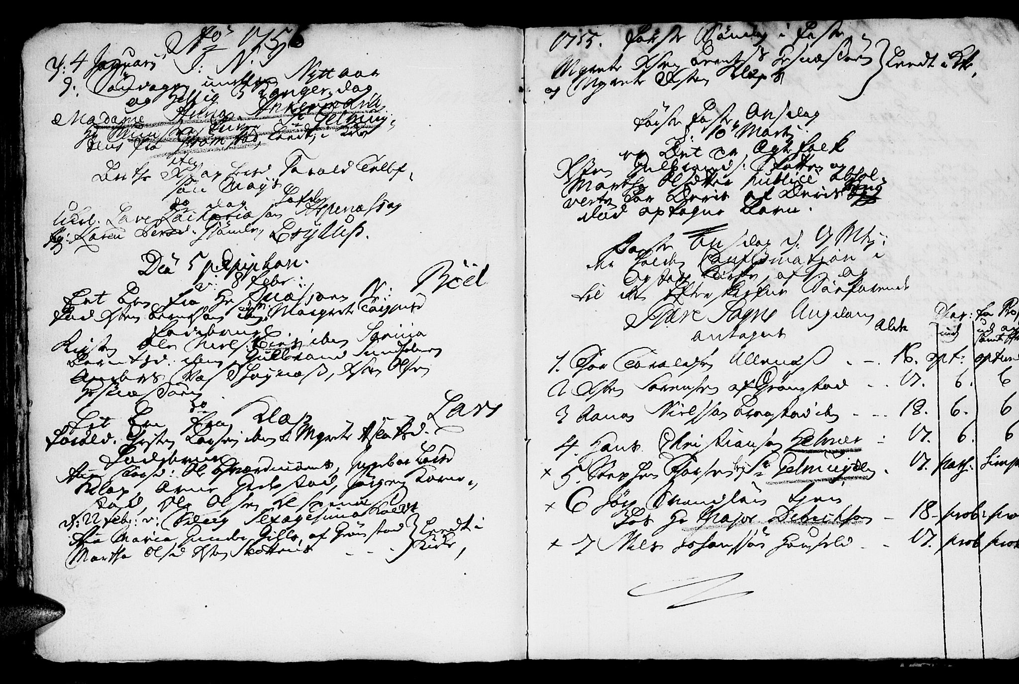 Fjære sokneprestkontor, SAK/1111-0011/F/Fb/L0002: Parish register (copy) no. B 2, 1751-1756, p. 136-137