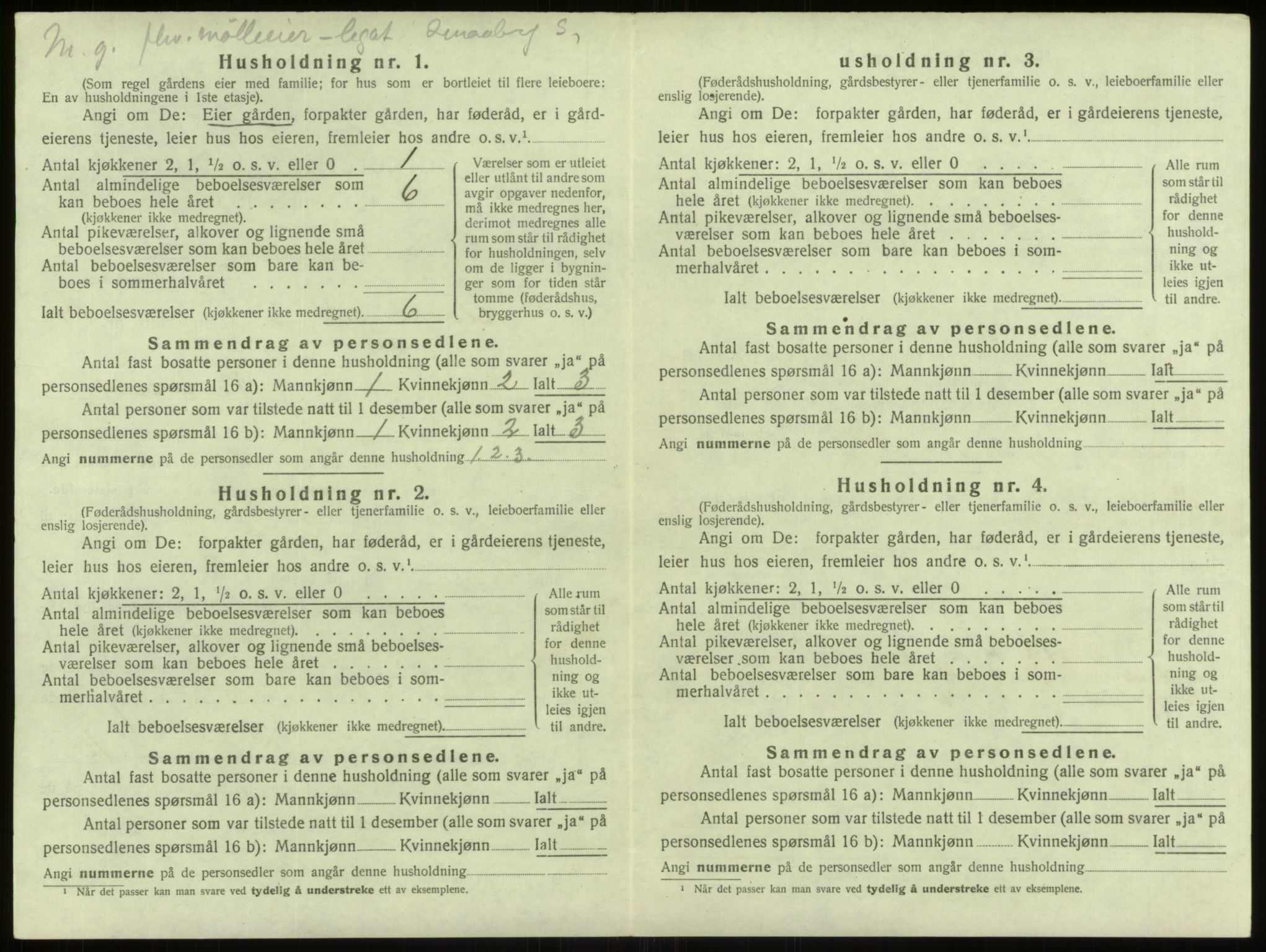 SAB, 1920 census for Alversund, 1920, p. 1104