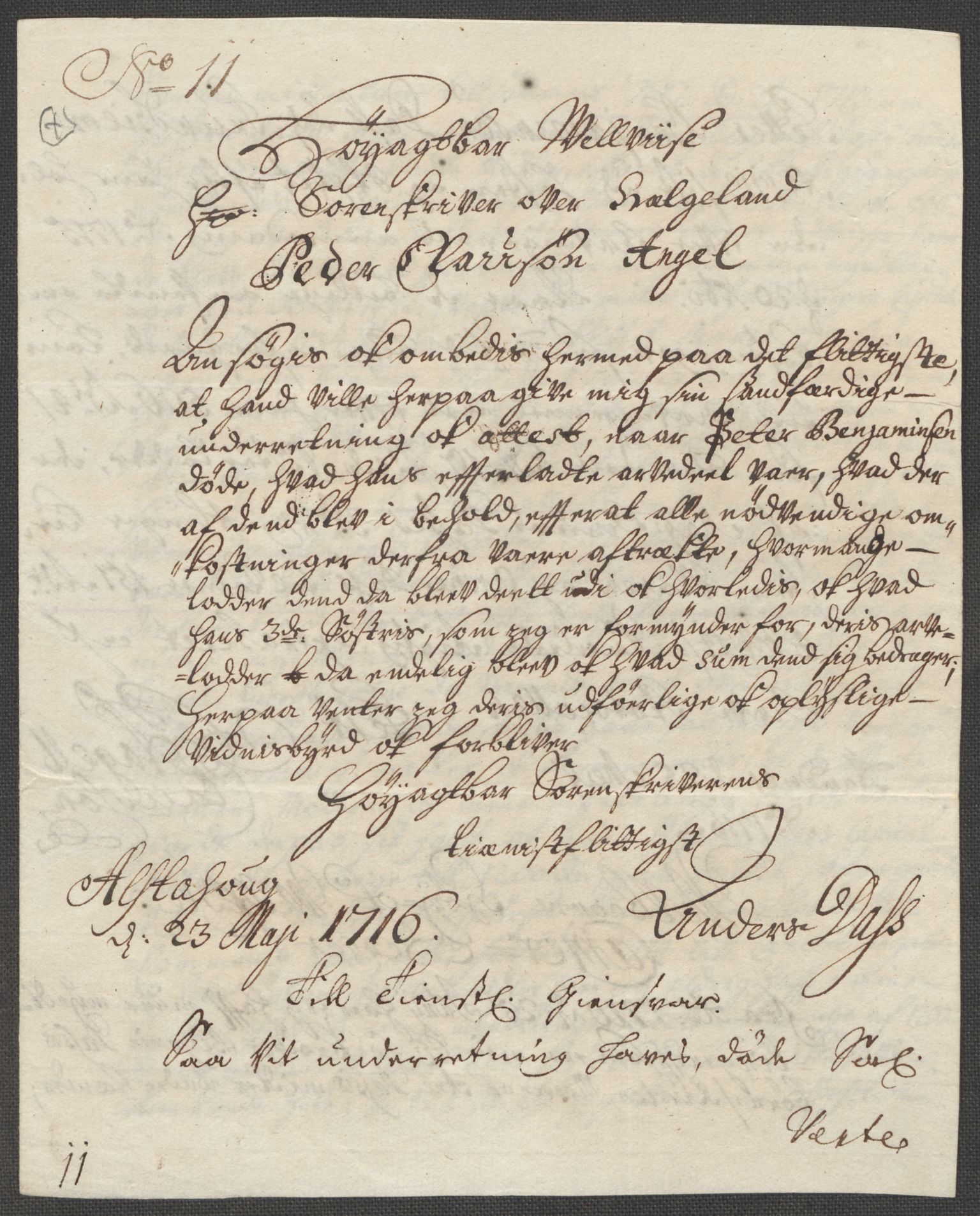 Rentekammeret inntil 1814, Reviderte regnskaper, Fogderegnskap, AV/RA-EA-4092/R65/L4514: Fogderegnskap Helgeland, 1716, p. 190