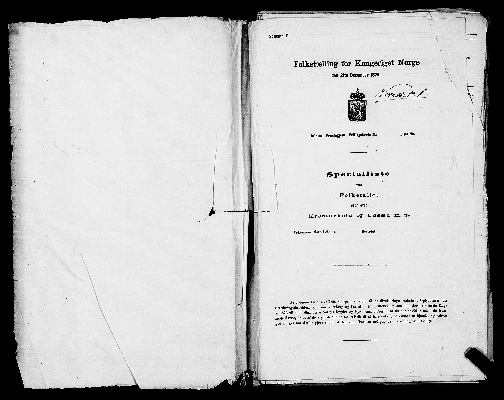 RA, 1875 census for 0120P Rødenes, 1875, p. 24