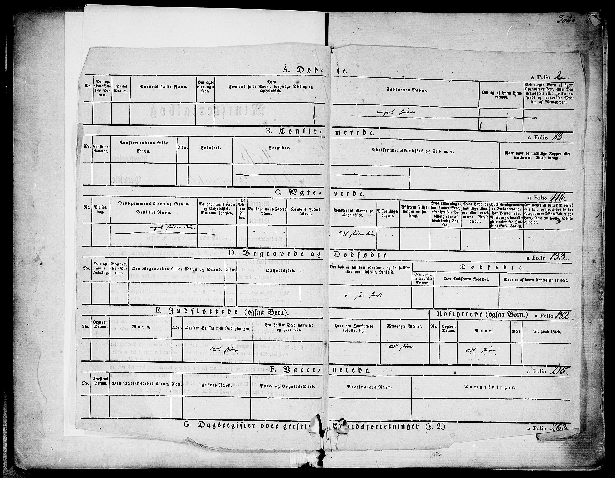 Moss prestekontor Kirkebøker, AV/SAO-A-2003/F/Fa/L0006: Parish register (official) no. I 6, 1829-1844