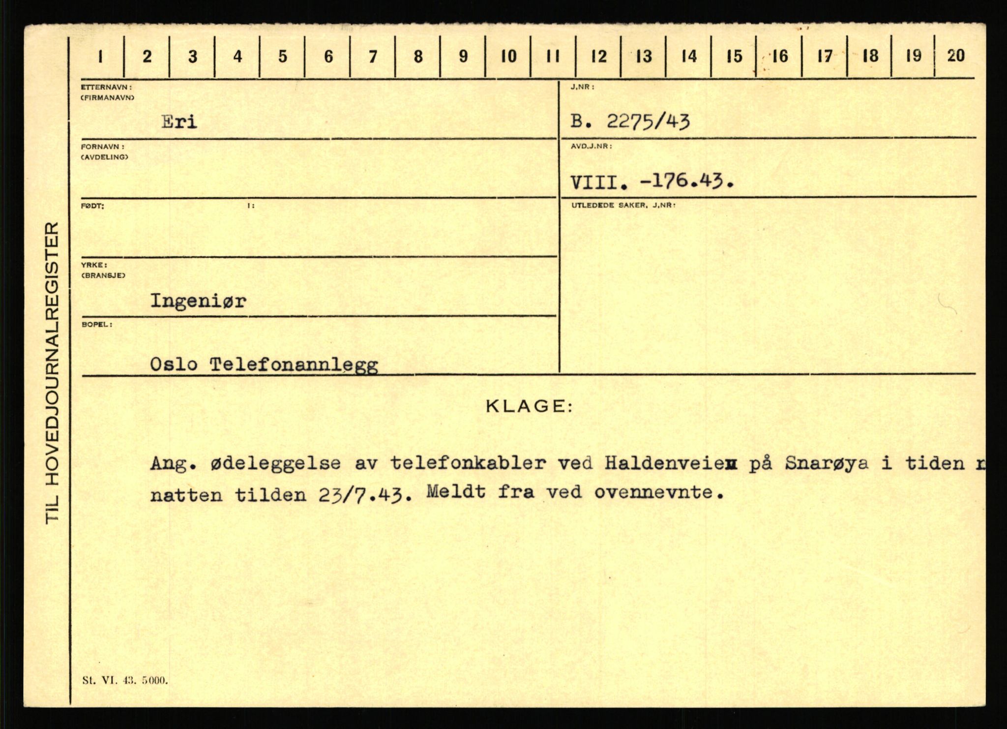 Statspolitiet - Hovedkontoret / Osloavdelingen, AV/RA-S-1329/C/Ca/L0004: Eid - funn av gjenstander	, 1943-1945, p. 1457