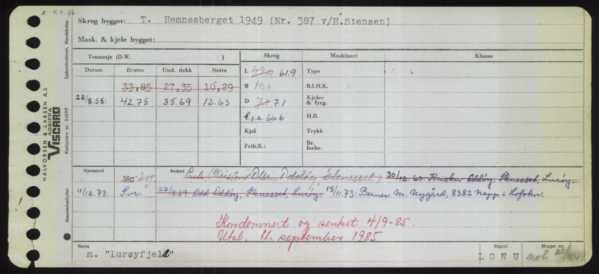 Sjøfartsdirektoratet med forløpere, Skipsmålingen, AV/RA-S-1627/H/Hd/L0023: Fartøy, Lia-Løv, p. 425