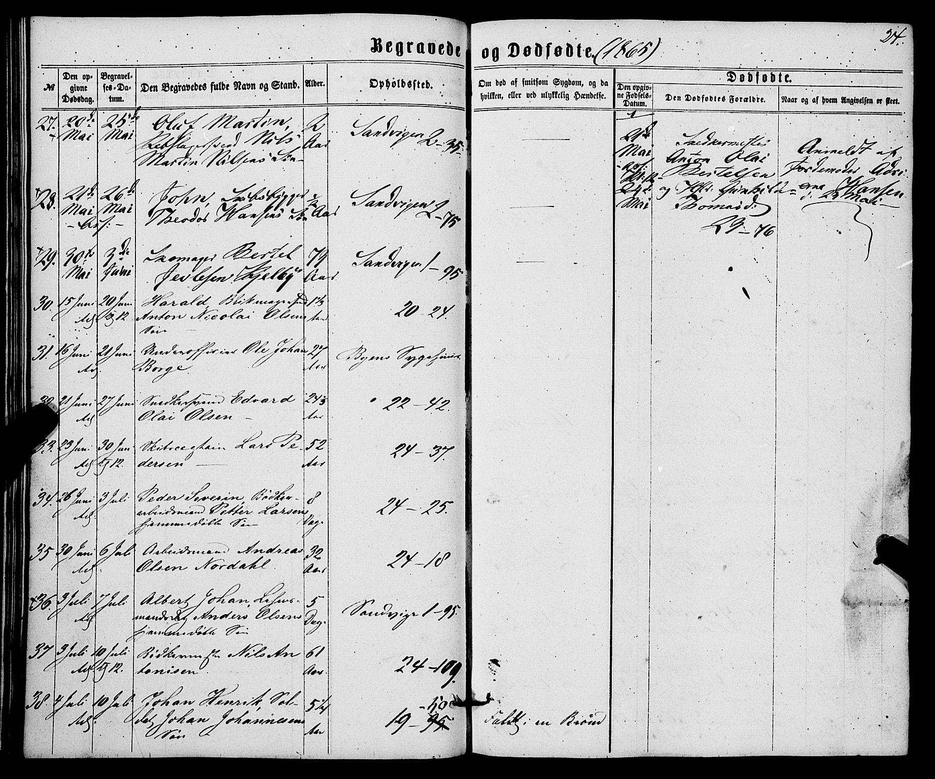 Korskirken sokneprestembete, SAB/A-76101/H/Haa/L0045: Parish register (official) no. E 3, 1863-1875, p. 24