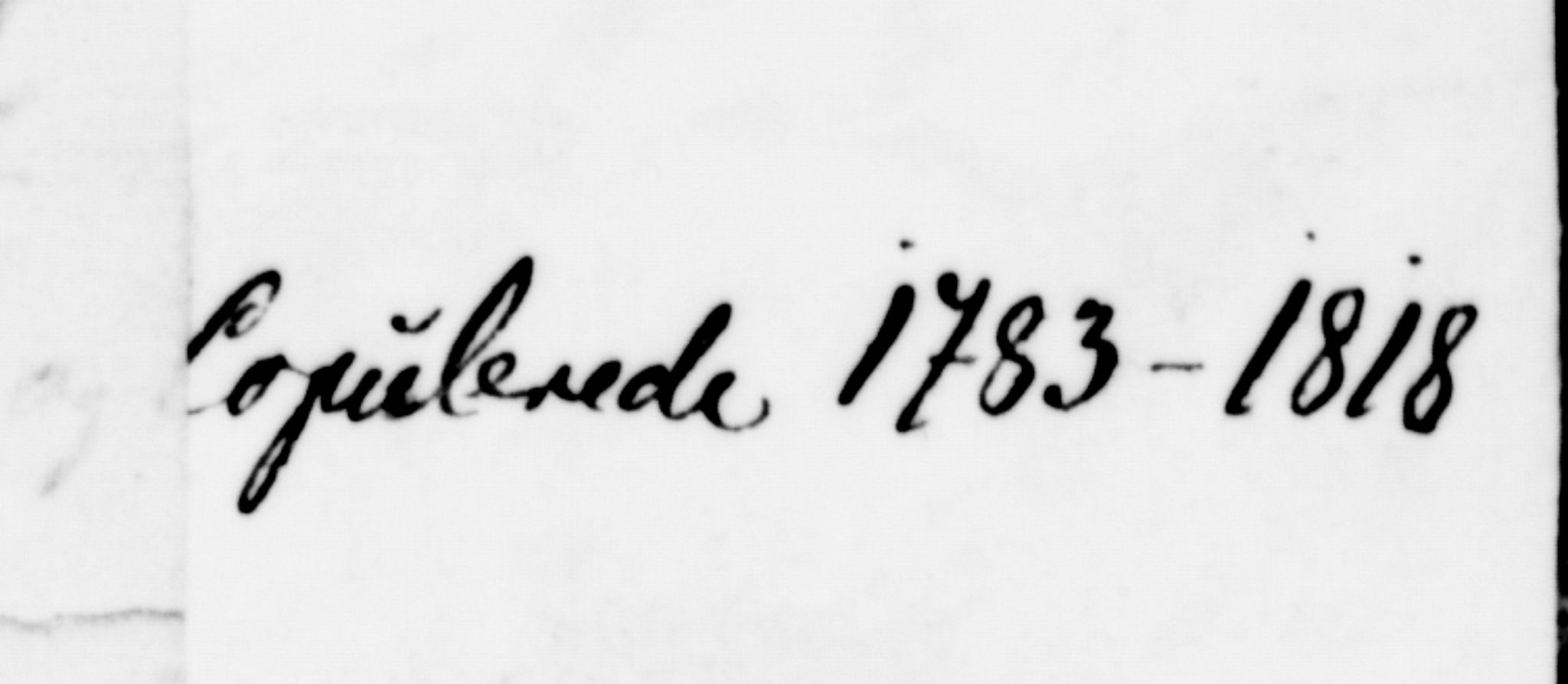 Mandal sokneprestkontor, SAK/1111-0030/F/Fa/Faa/L0007: Parish register (official) no. A 7, 1783-1818