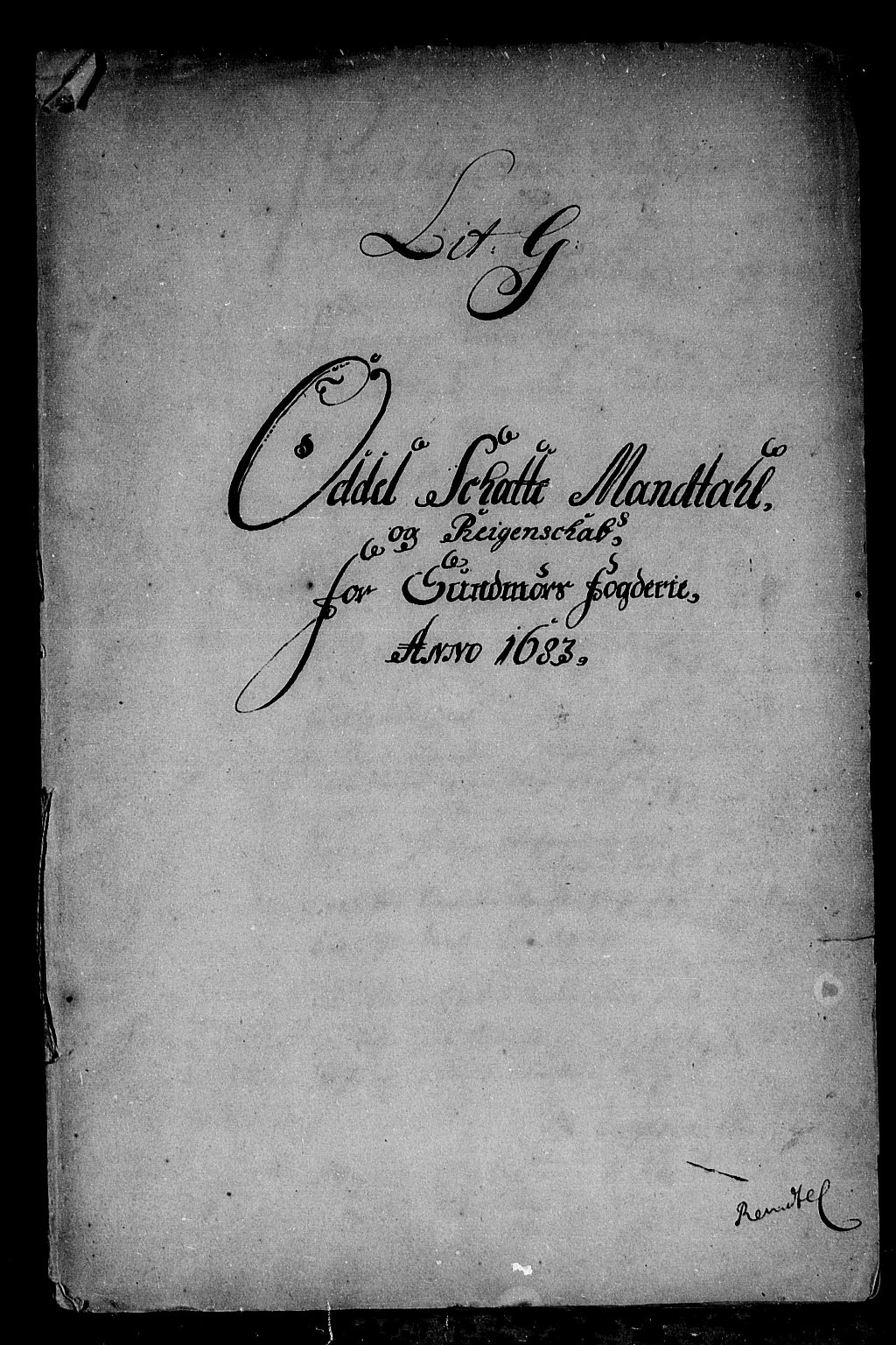 Rentekammeret inntil 1814, Reviderte regnskaper, Stiftamtstueregnskaper, Bergen stiftamt, RA/EA-6043/R/Rc/L0069: Bergen stiftamt, 1683