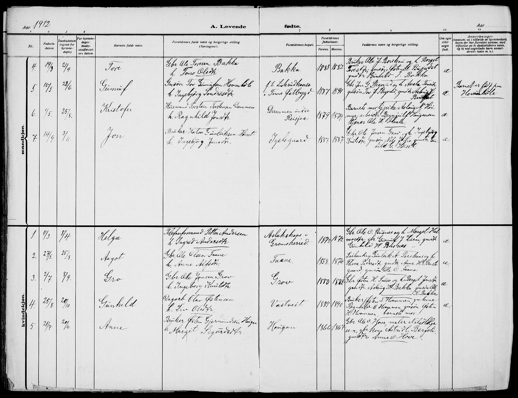 Gransherad kirkebøker, AV/SAKO-A-267/F/Fb/L0005: Parish register (official) no. II 5, 1887-1916