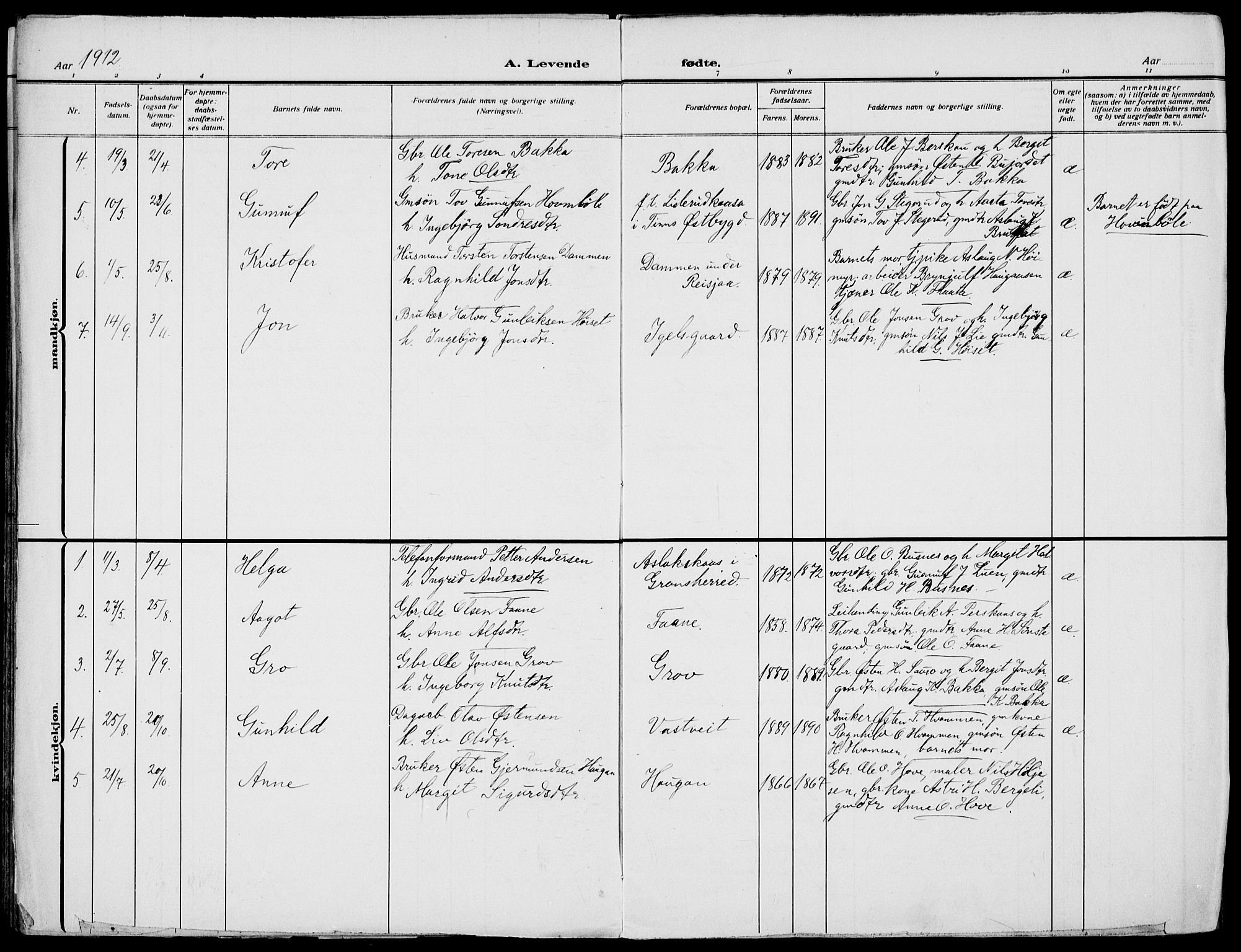 Gransherad kirkebøker, SAKO/A-267/F/Fb/L0005: Parish register (official) no. II 5, 1887-1916