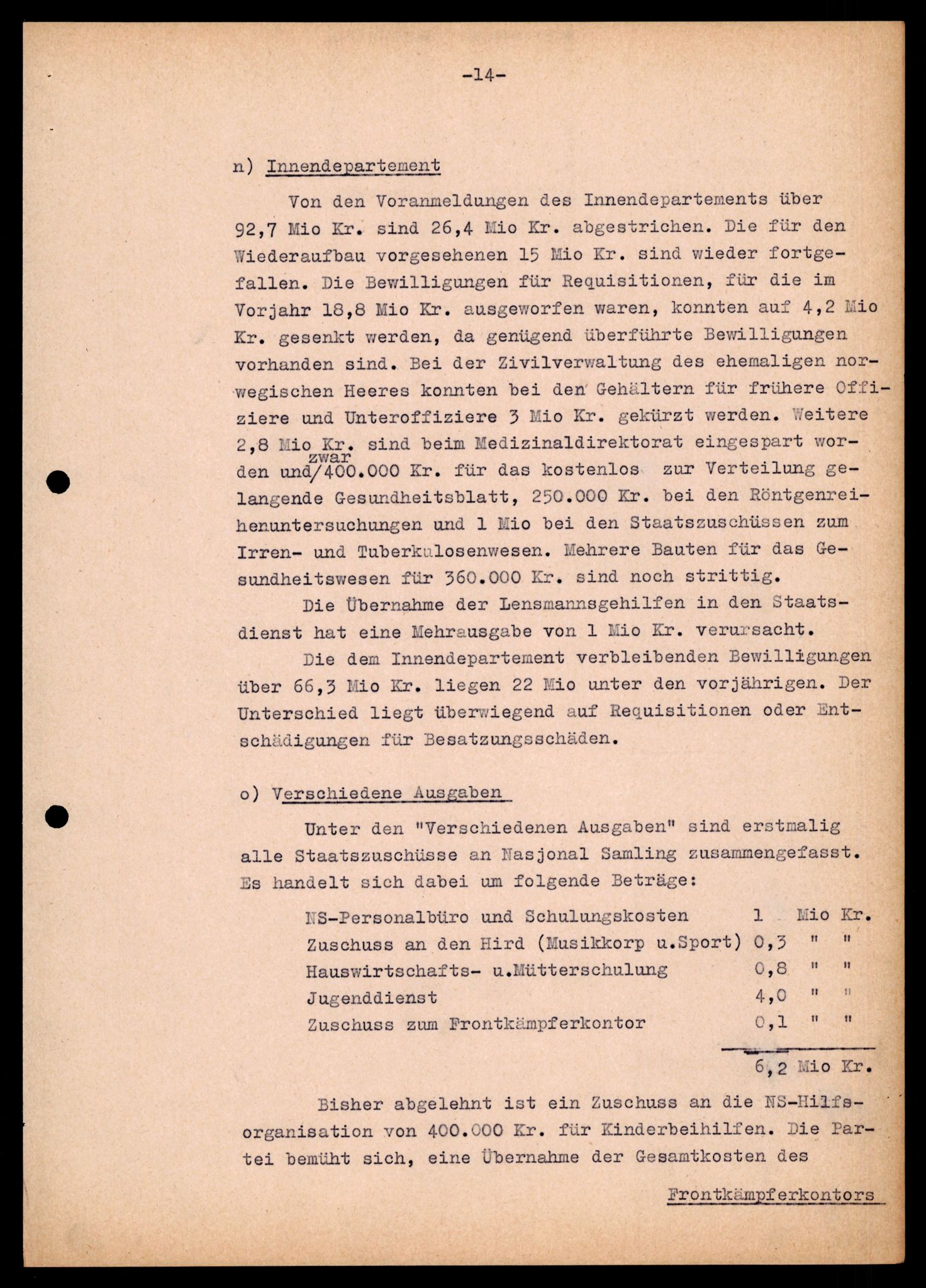 Forsvarets Overkommando. 2 kontor. Arkiv 11.4. Spredte tyske arkivsaker, AV/RA-RAFA-7031/D/Dar/Darb/L0004: Reichskommissariat - Hauptabteilung Vervaltung og Hauptabteilung Volkswirtschaft, 1940-1945, p. 623