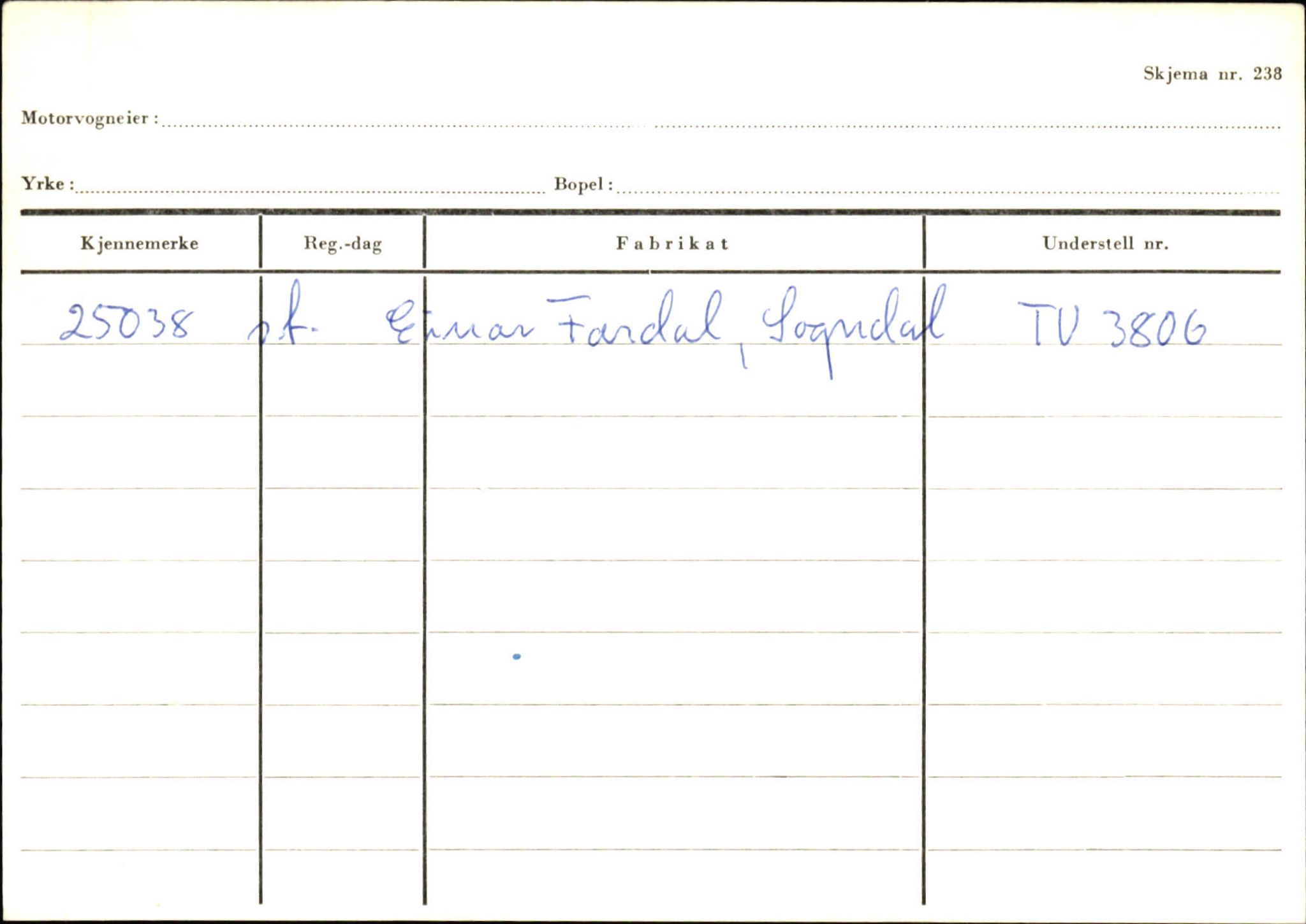 Statens vegvesen, Sogn og Fjordane vegkontor, AV/SAB-A-5301/4/F/L0124: Eigarregister Sogndal A-U, 1945-1975, p. 364