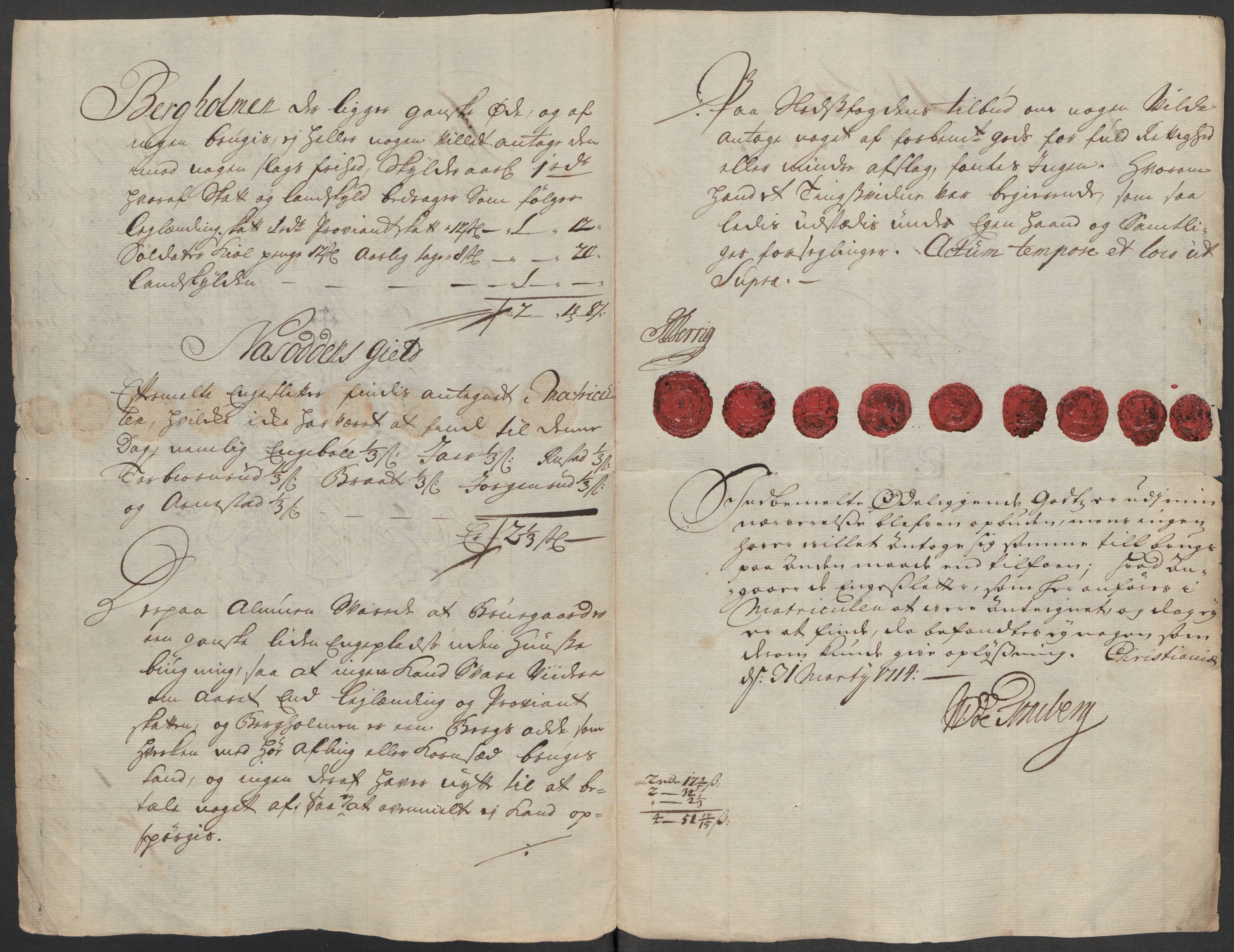 Rentekammeret inntil 1814, Reviderte regnskaper, Fogderegnskap, AV/RA-EA-4092/R10/L0451: Fogderegnskap Aker og Follo, 1713-1714, p. 225