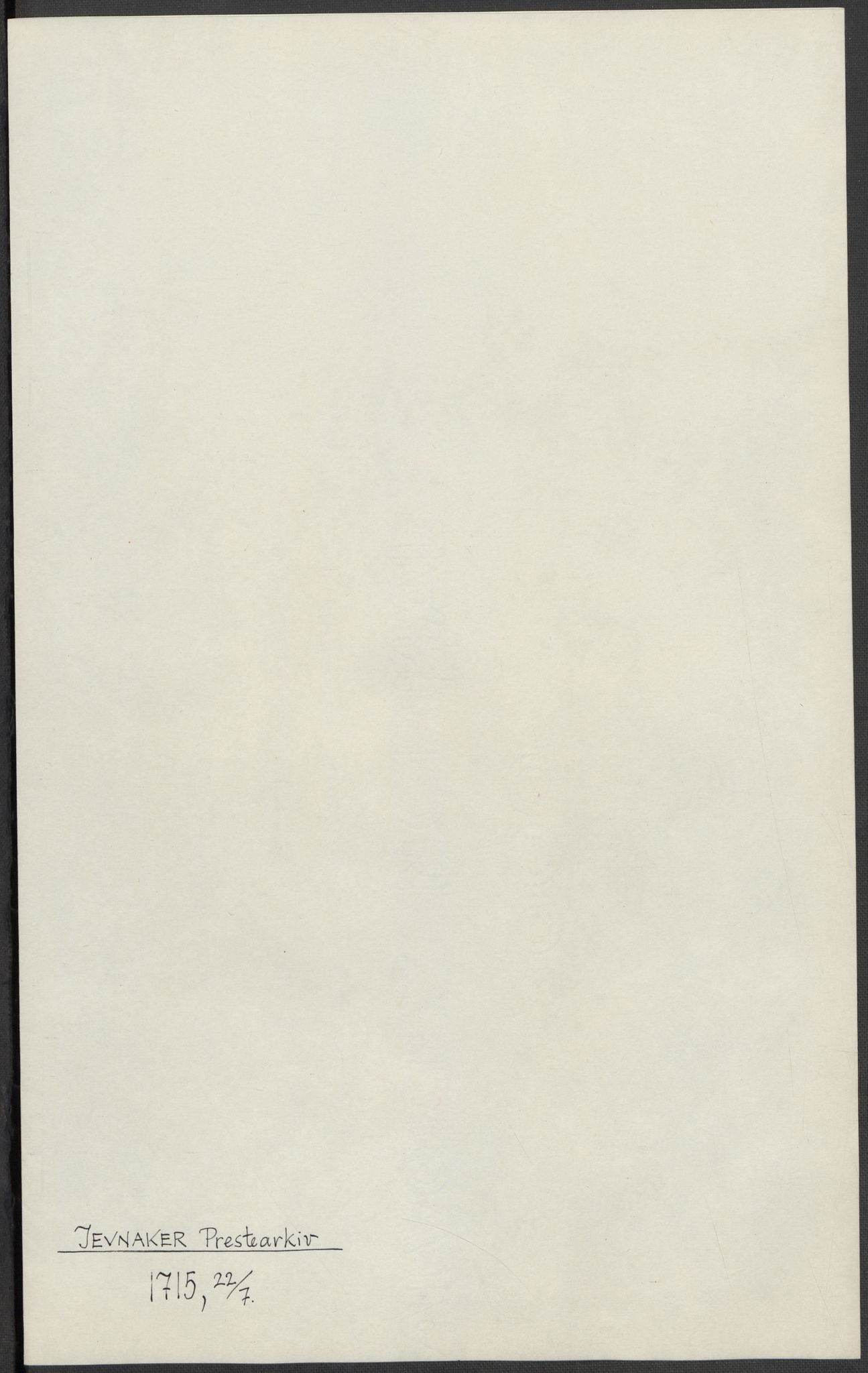 Riksarkivets diplomsamling, AV/RA-EA-5965/F15/L0014: Prestearkiv - Oppland, 1696-1879, p. 19
