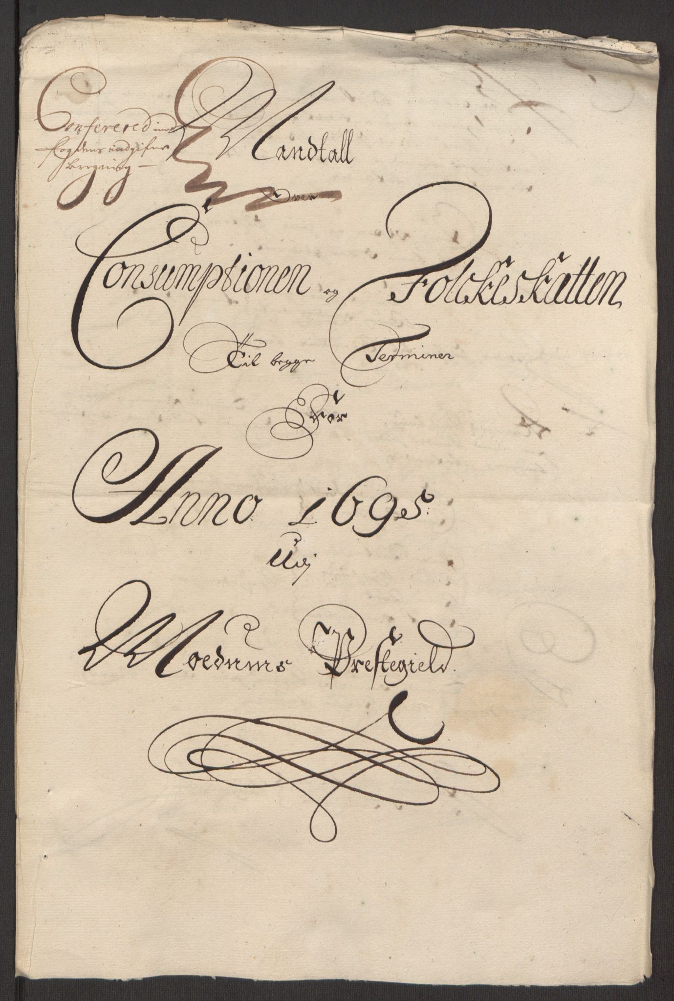 Rentekammeret inntil 1814, Reviderte regnskaper, Fogderegnskap, AV/RA-EA-4092/R22/L1452: Fogderegnskap Ringerike, Hallingdal og Buskerud, 1695, p. 242