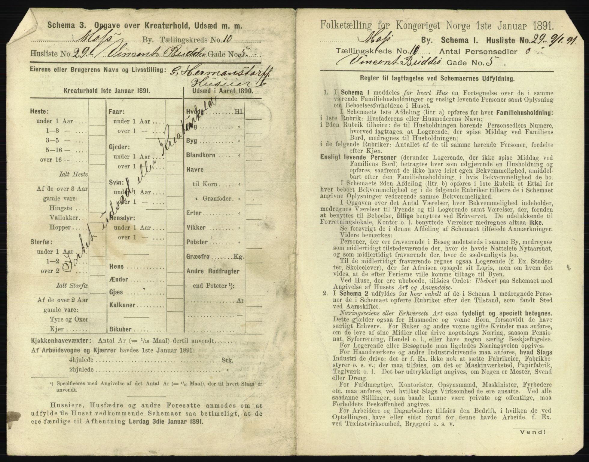 RA, 1891 census for 0104 Moss, 1891, p. 748