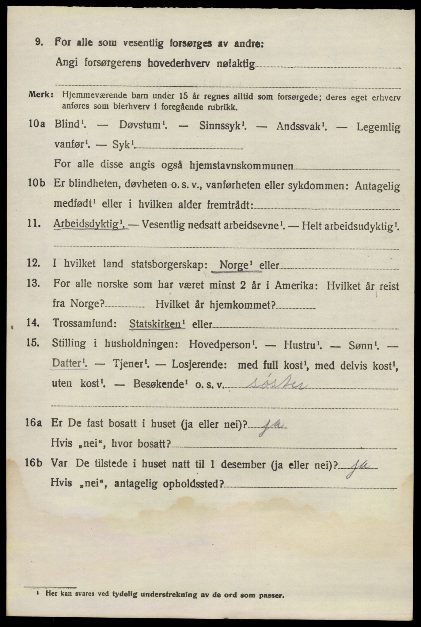 SAO, 1920 census for Kråkstad, 1920, p. 4806