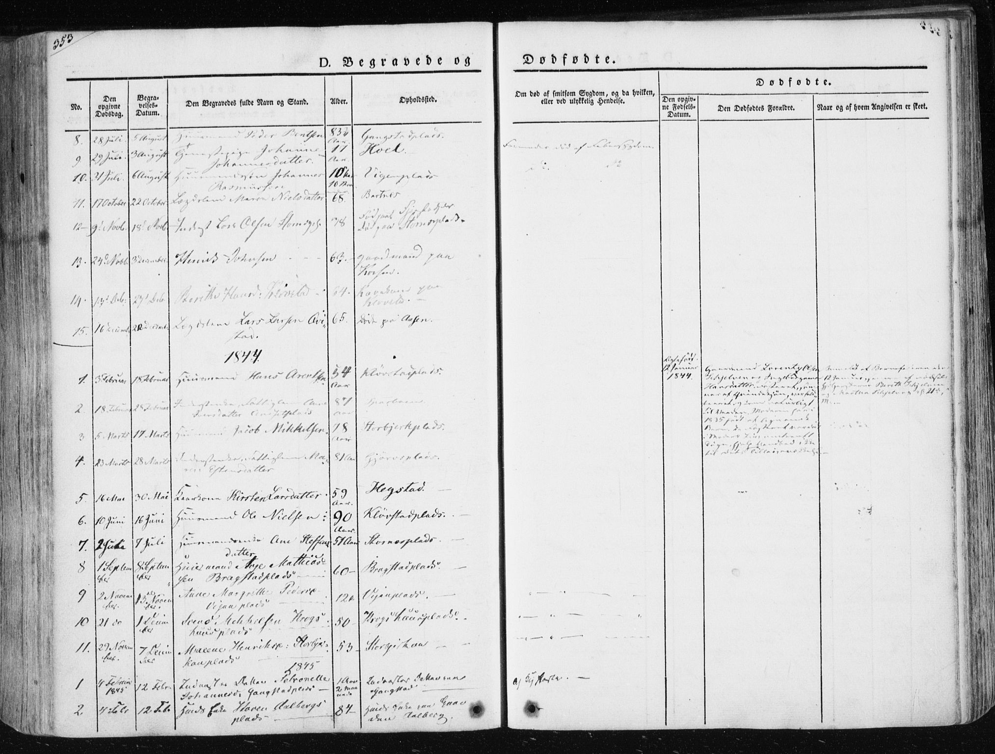 Ministerialprotokoller, klokkerbøker og fødselsregistre - Nord-Trøndelag, AV/SAT-A-1458/730/L0280: Parish register (official) no. 730A07 /3, 1840-1854, p. 353