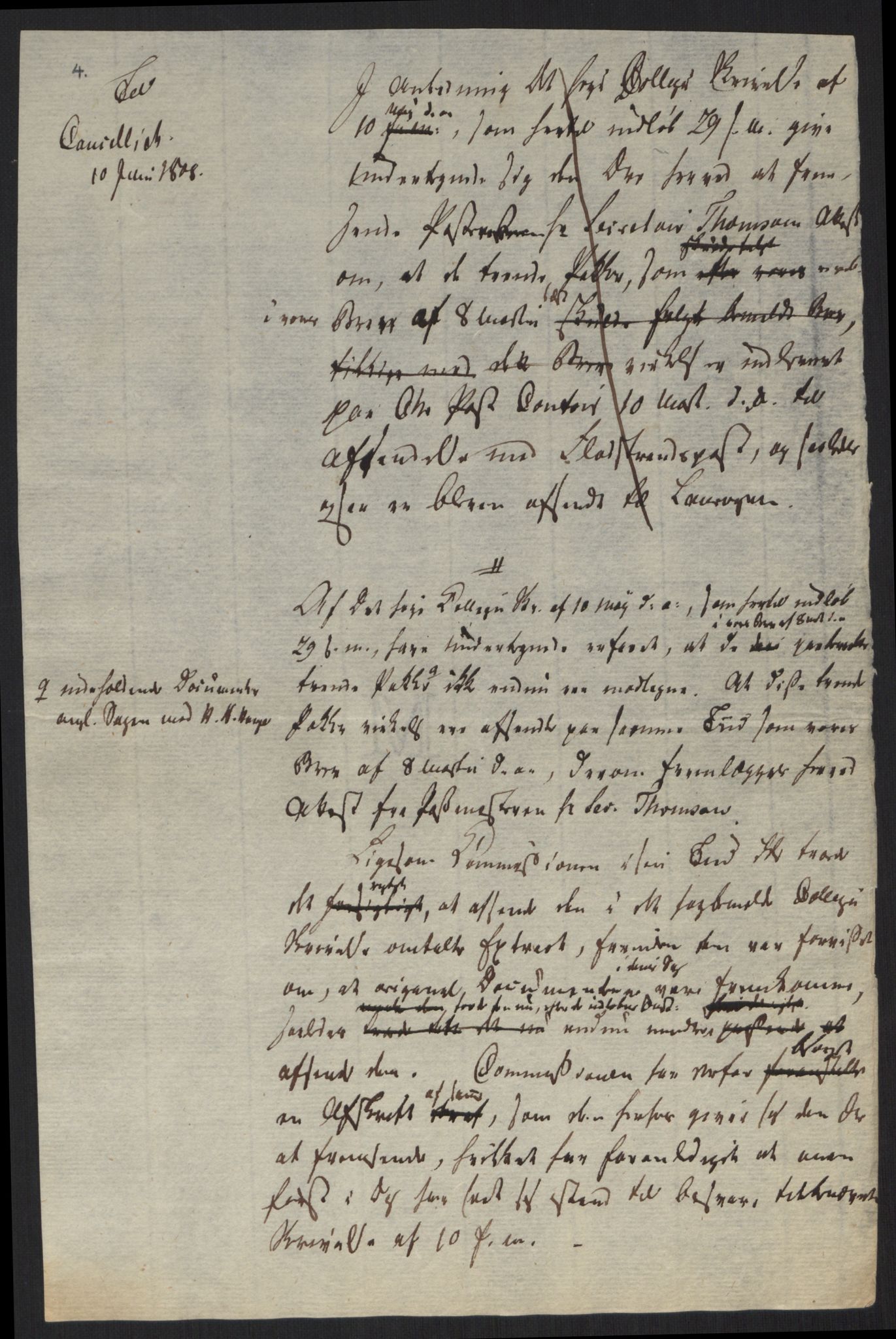 Justisdepartementet, Kommisjon i saken mot Hans Nielsen Hauge 1804, AV/RA-S-1151/D/L0001: Hans Nielsen Hauges sak, 1804-1813