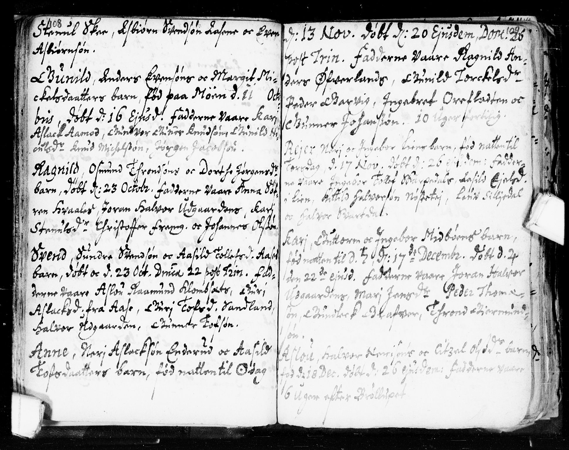 Seljord kirkebøker, SAKO/A-20/F/Fa/L0002: Parish register (official) no. I 2, 1689-1713, p. 108-109