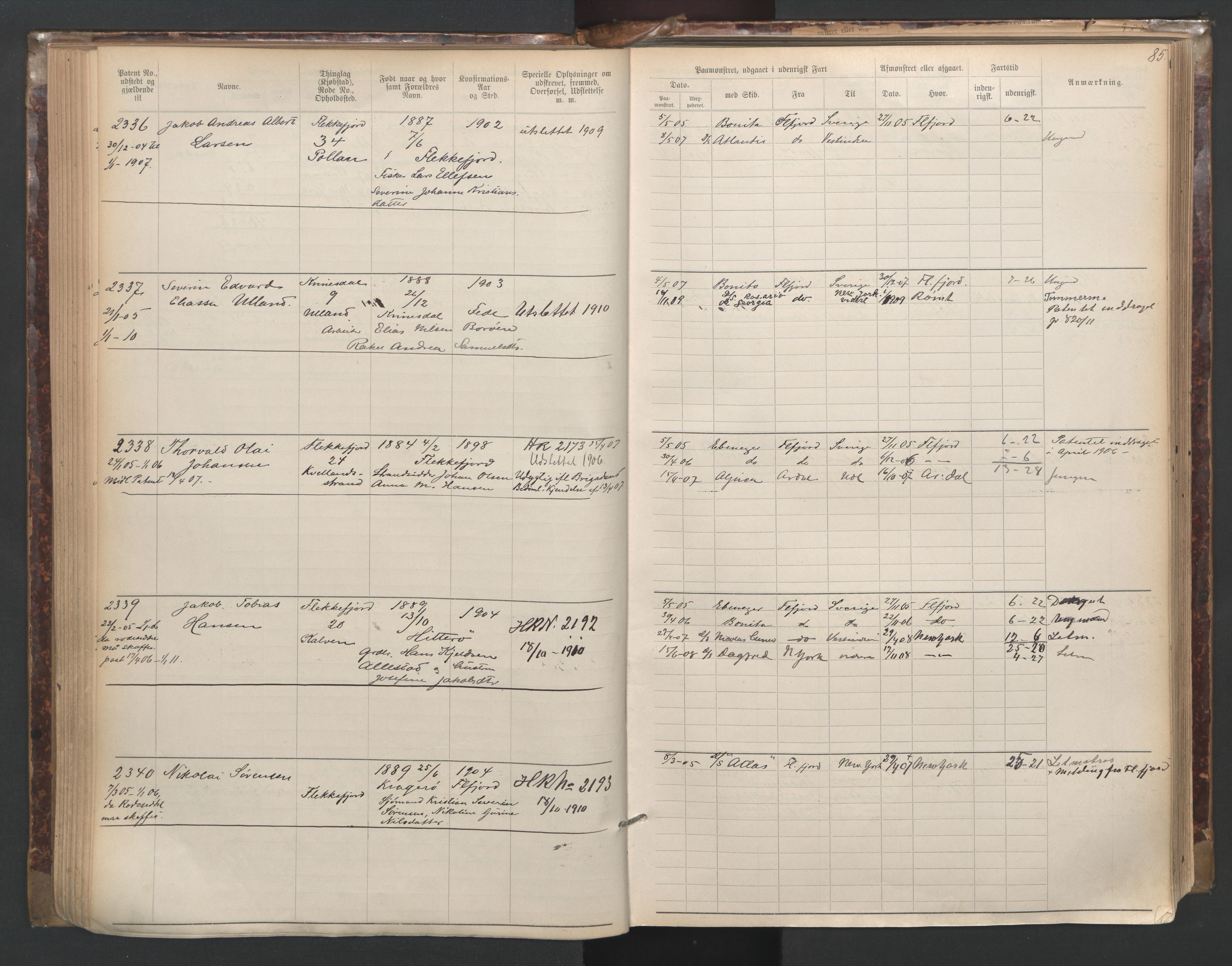 Flekkefjord mønstringskrets, AV/SAK-2031-0018/F/Fa/L0003: Annotasjonsrulle nr 1921-2963 med register, N-3, 1892-1948, p. 116