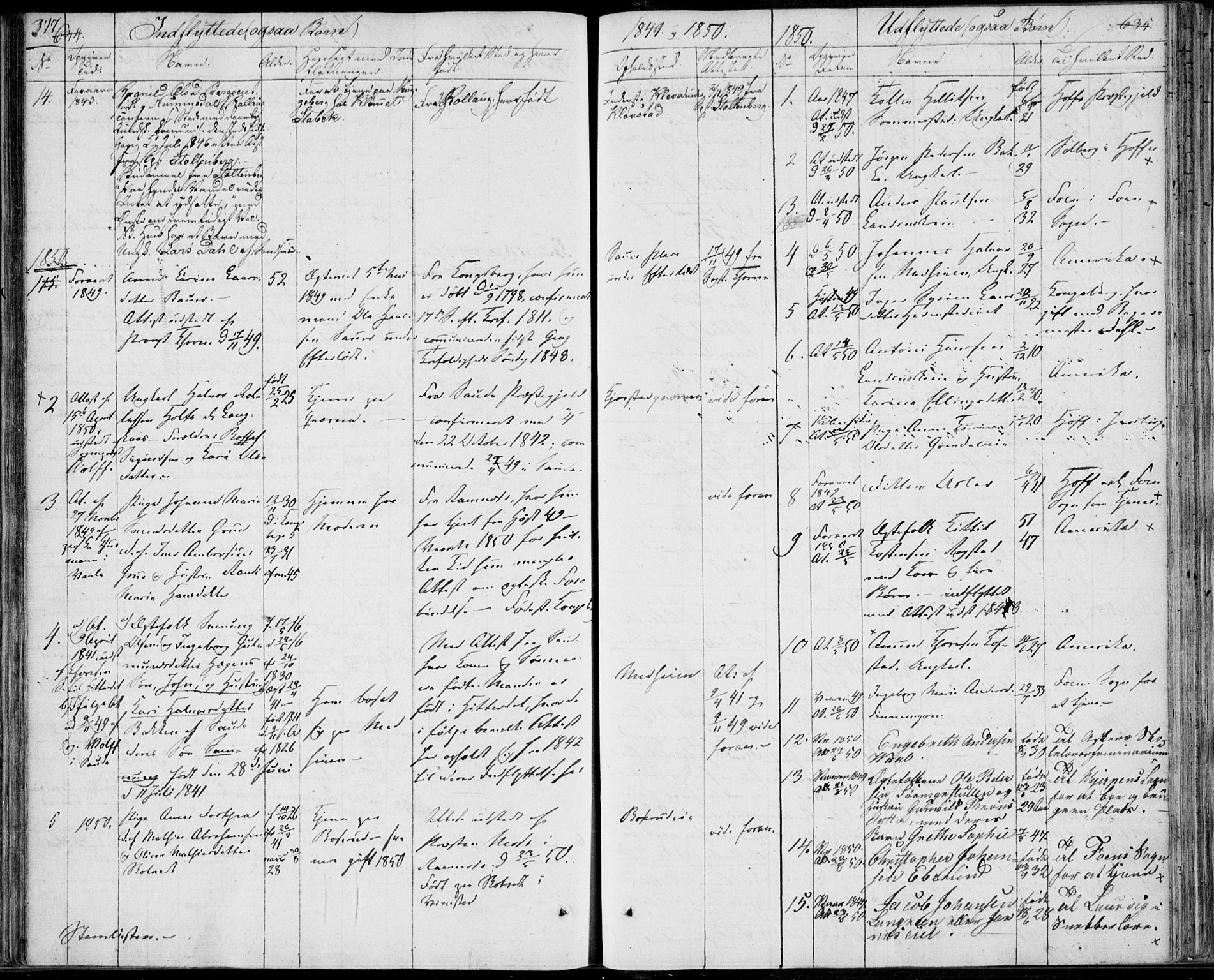 Sandsvær kirkebøker, AV/SAKO-A-244/F/Fa/L0005: Parish register (official) no. I 5, 1840-1856, p. 634-635