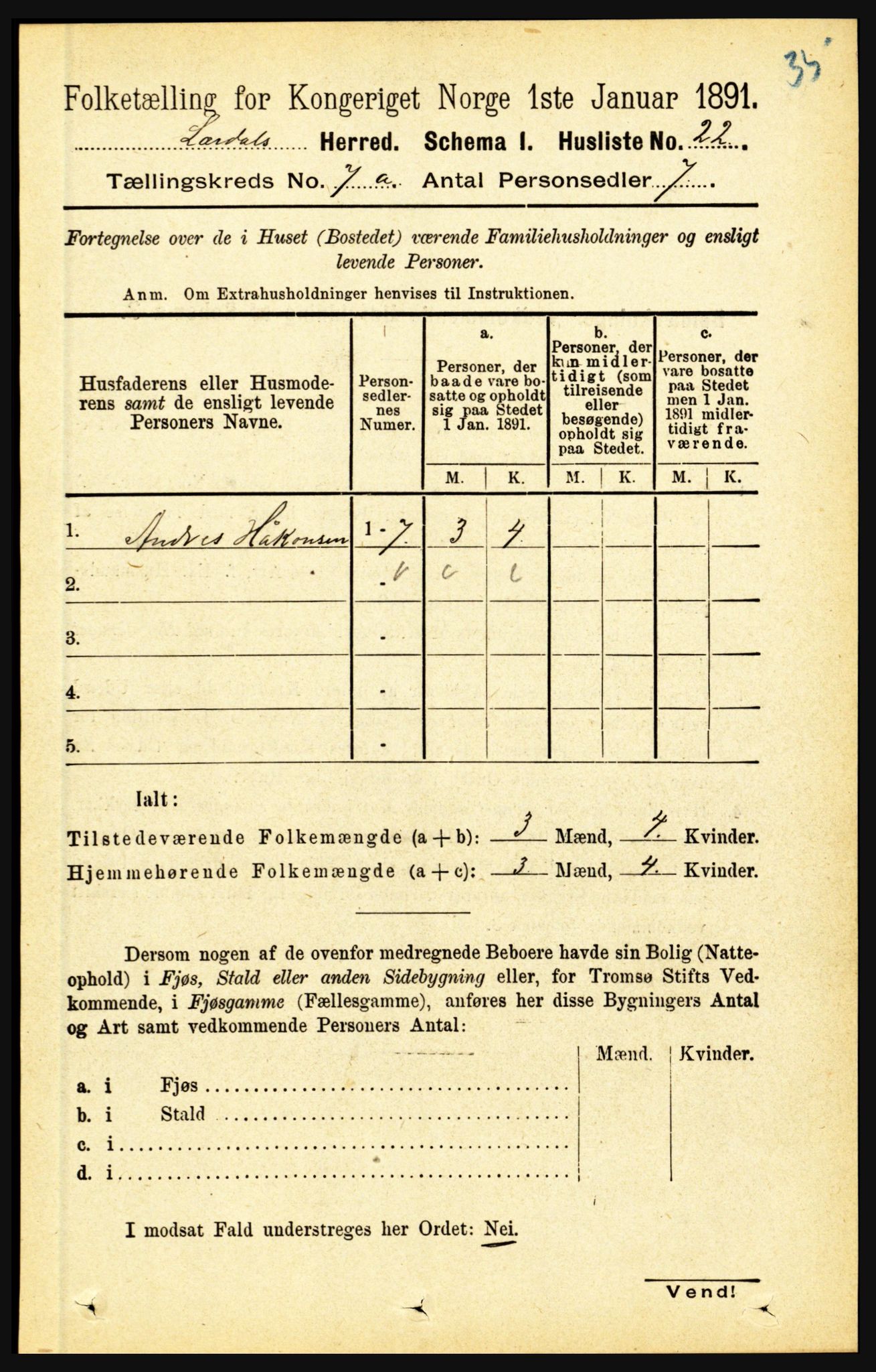 RA, 1891 census for 1422 Lærdal, 1891, p. 770