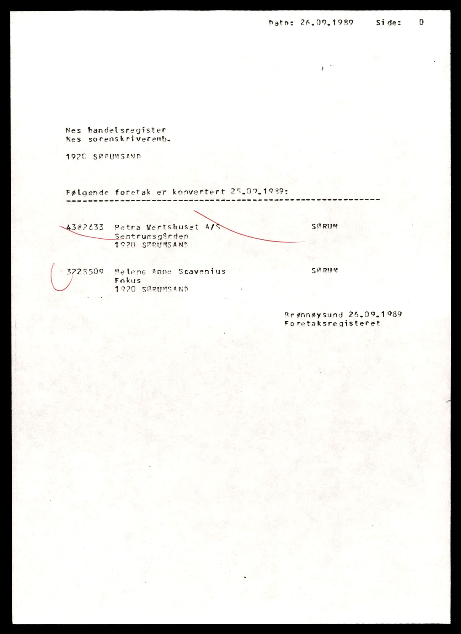 Nes tingrett, AV/SAT-A-10548/K/Ke/Keb/L0003: Enkeltmannsforetak og ansvarlige selskap, Hel - Lie, 1944-1990, p. 1