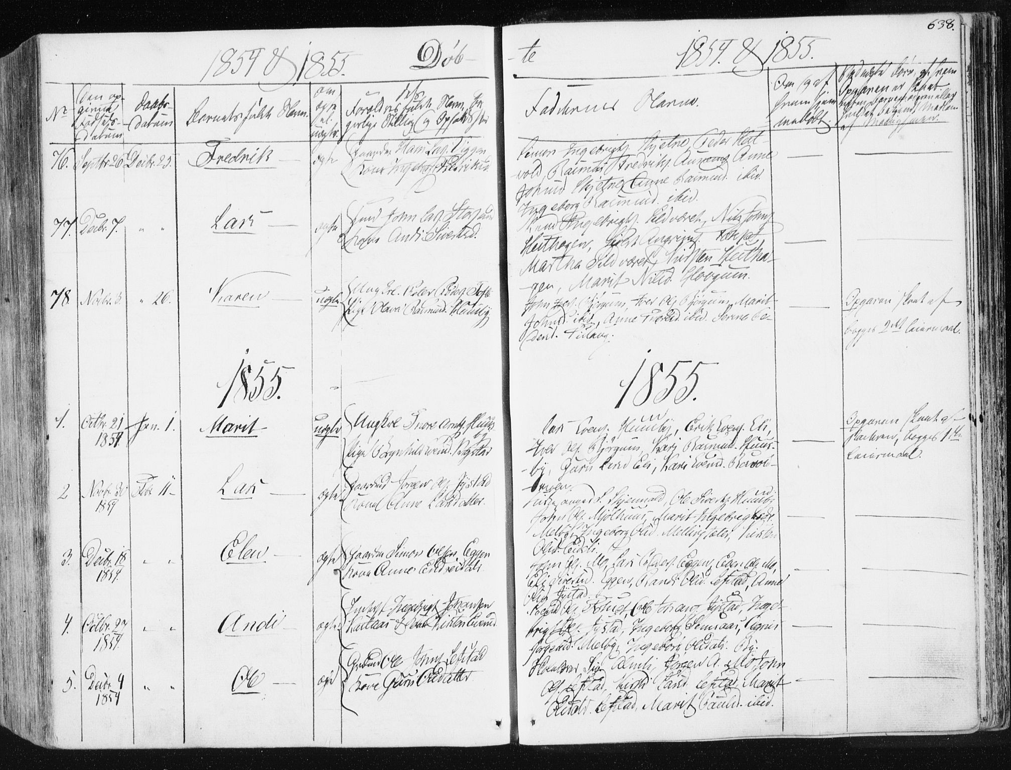 Ministerialprotokoller, klokkerbøker og fødselsregistre - Sør-Trøndelag, SAT/A-1456/665/L0771: Parish register (official) no. 665A06, 1830-1856, p. 638