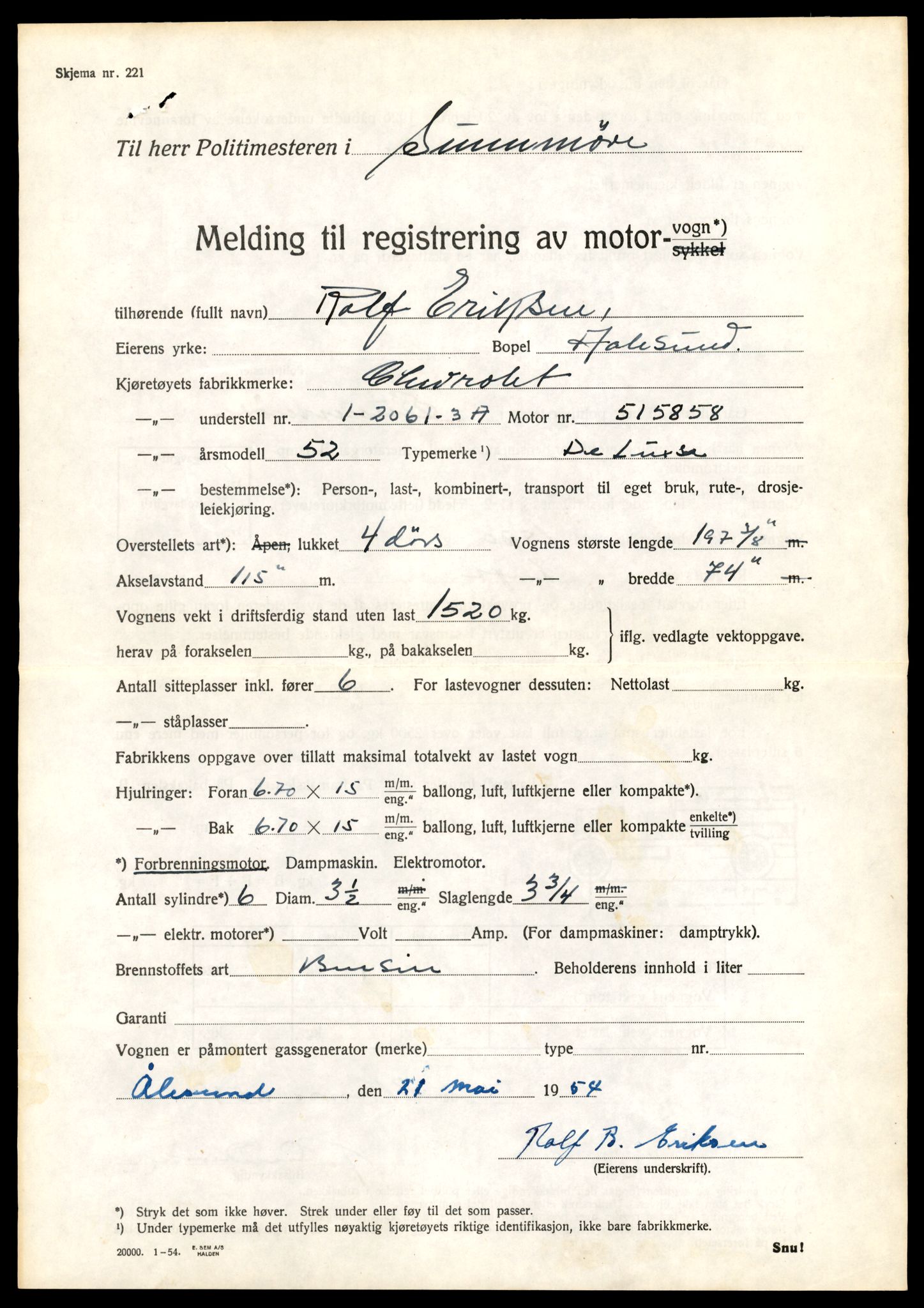 Møre og Romsdal vegkontor - Ålesund trafikkstasjon, AV/SAT-A-4099/F/Fe/L0045: Registreringskort for kjøretøy T 14320 - T 14444, 1927-1998, p. 2703
