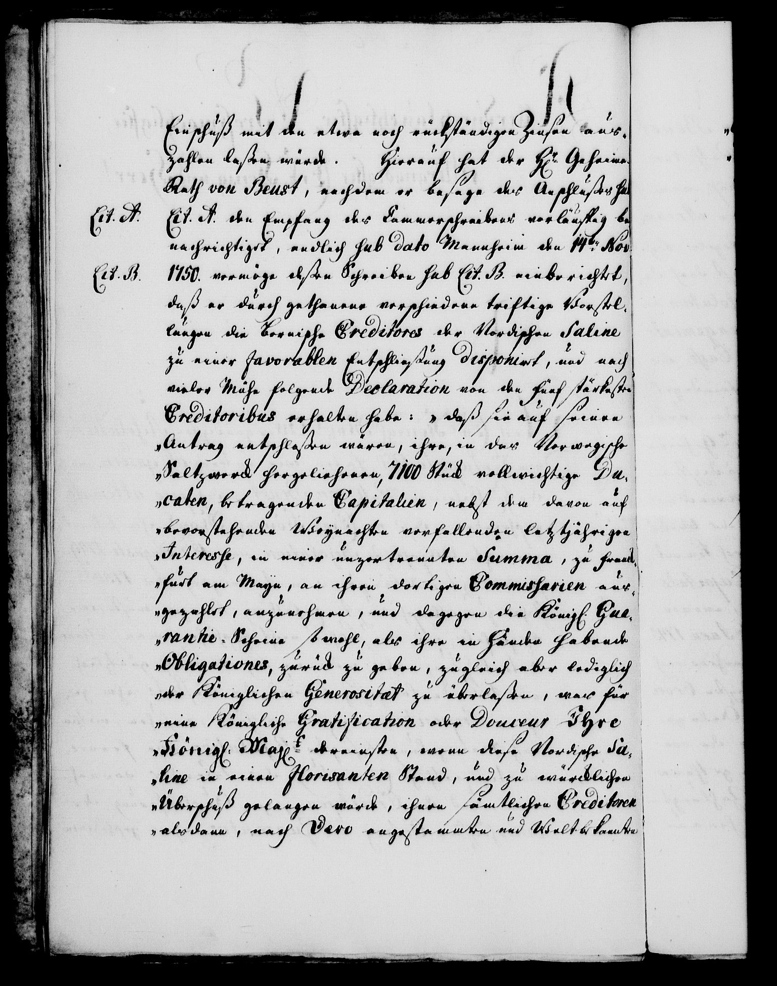 Rentekammeret, Kammerkanselliet, RA/EA-3111/G/Gf/Gfa/L0033: Norsk relasjons- og resolusjonsprotokoll (merket RK 52.33), 1751, p. 56