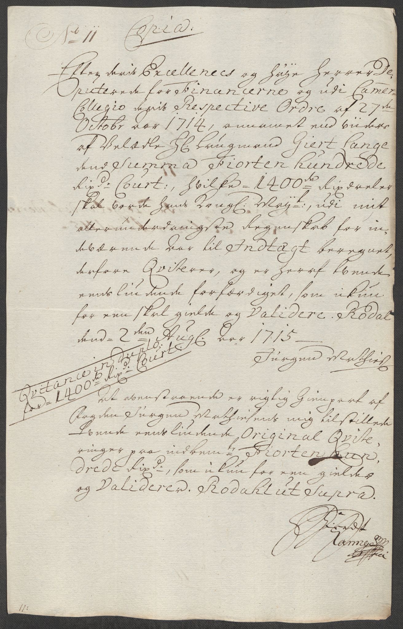 Rentekammeret inntil 1814, Reviderte regnskaper, Fogderegnskap, RA/EA-4092/R65/L4513: Fogderegnskap Helgeland, 1714-1715, p. 588