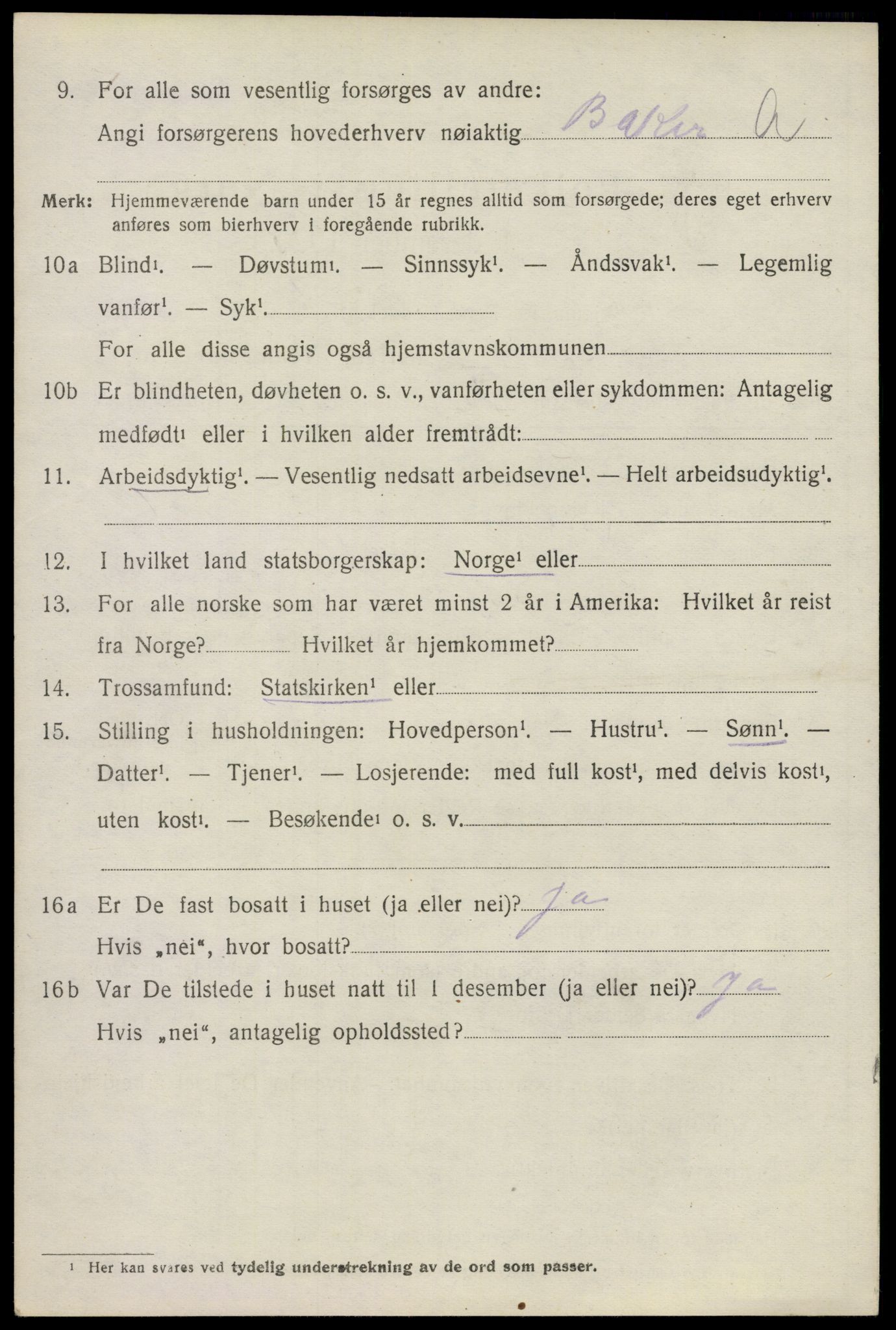 SAO, 1920 census for Asker, 1920, p. 11027