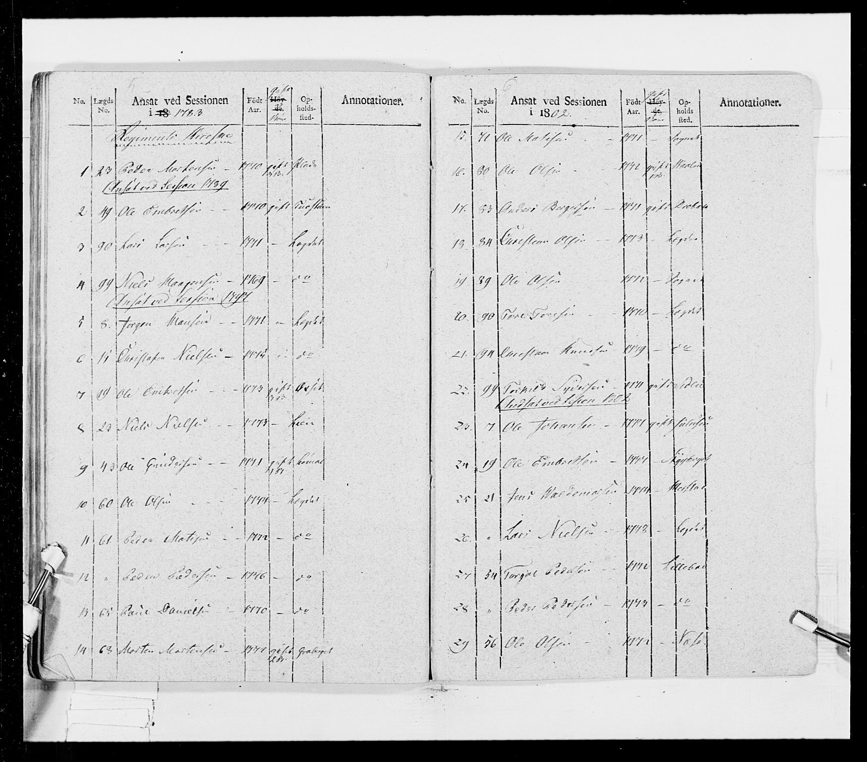 Generalitets- og kommissariatskollegiet, Det kongelige norske kommissariatskollegium, RA/EA-5420/E/Eh/L0026: Skiløperkompaniene, 1805-1810, p. 336