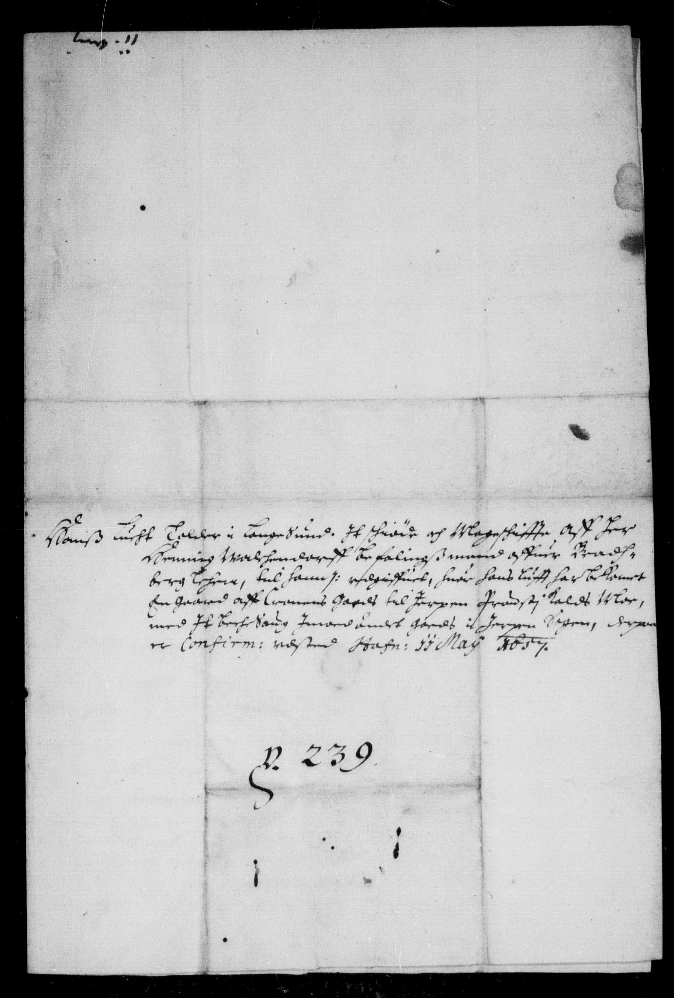 Danske Kanselli, Skapsaker, AV/RA-EA-4061/F/L0006: Skap 8, pakke 119-149B, 1610-1735, p. 276