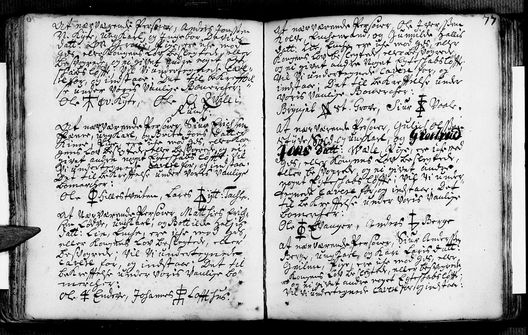 Voss sokneprestembete, AV/SAB-A-79001/H/Haa: Parish register (official) no. A 2, 1709-1730, p. 77