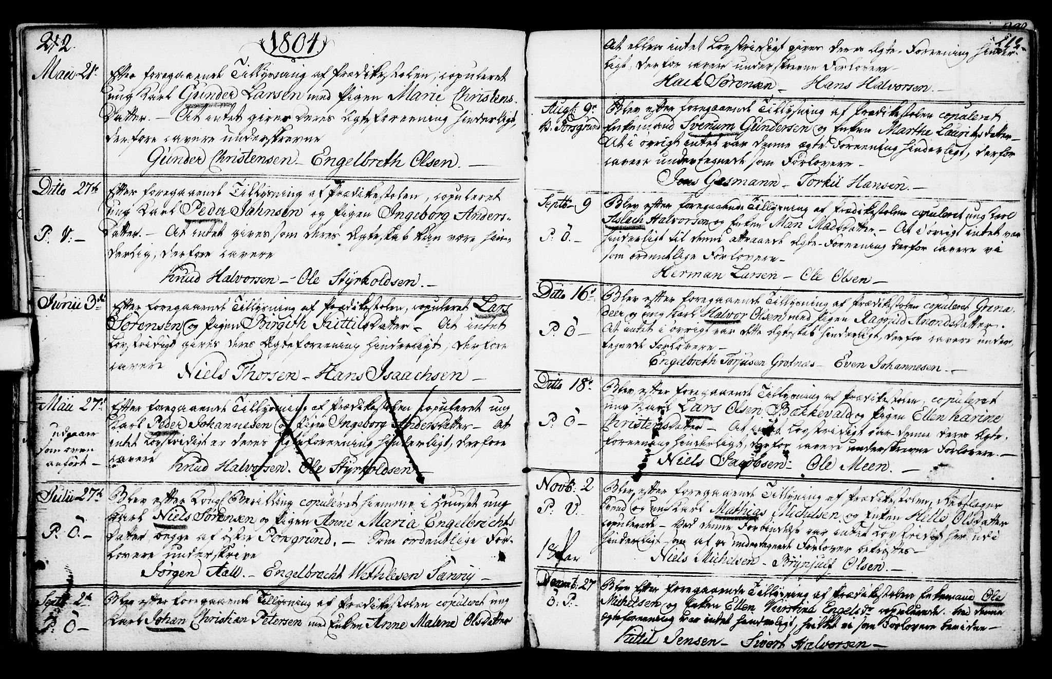 Porsgrunn kirkebøker , AV/SAKO-A-104/F/Fa/L0003: Parish register (official) no. 3, 1764-1814, p. 212-213