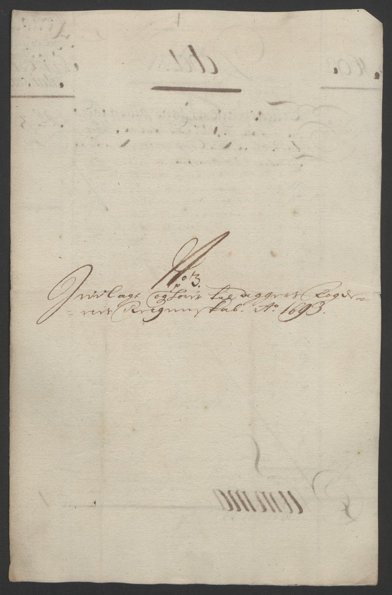 Rentekammeret inntil 1814, Reviderte regnskaper, Fogderegnskap, AV/RA-EA-4092/R08/L0426: Fogderegnskap Aker, 1692-1693, p. 389