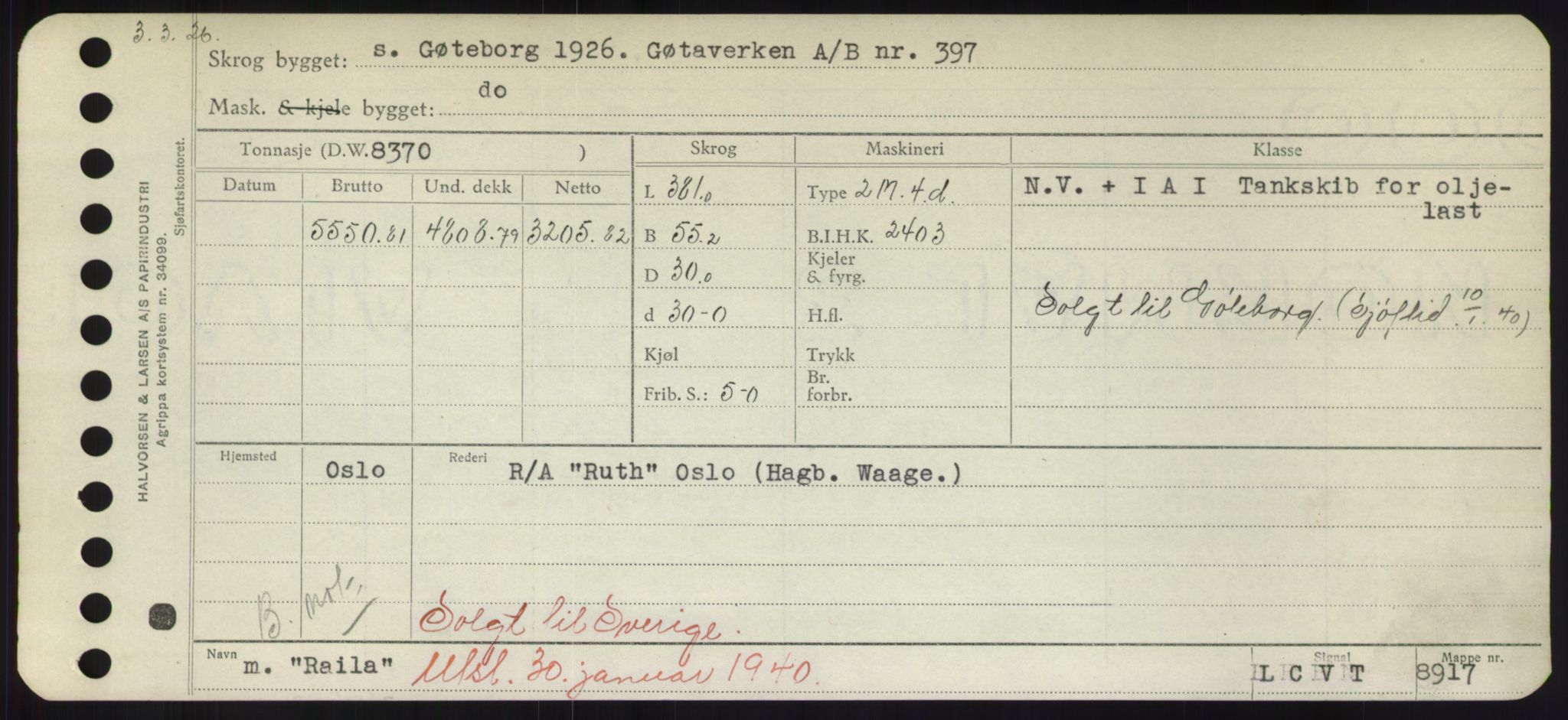 Sjøfartsdirektoratet med forløpere, Skipsmålingen, RA/S-1627/H/Hd/L0030: Fartøy, Q-Riv, p. 103