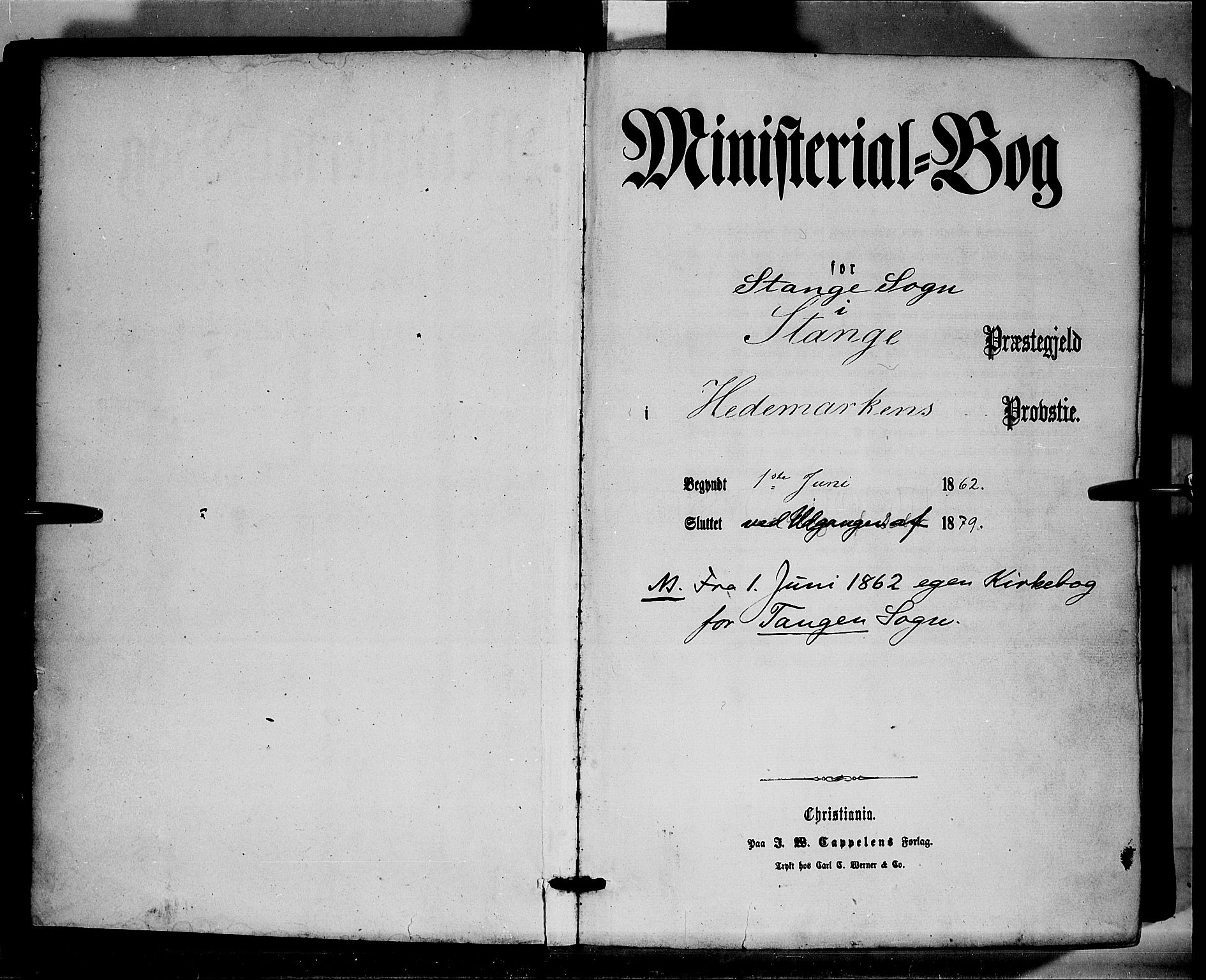 Stange prestekontor, SAH/PREST-002/K/L0013: Parish register (official) no. 13, 1862-1879