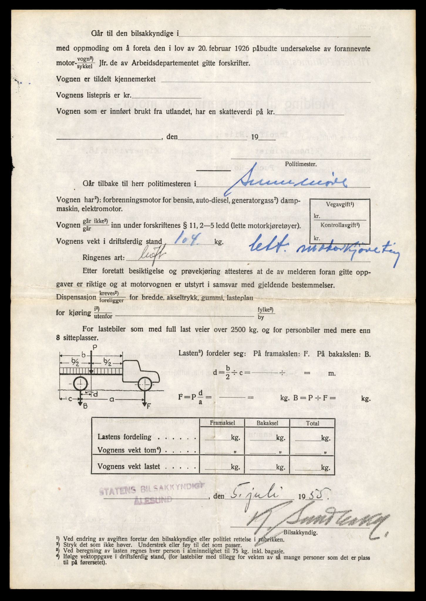 Møre og Romsdal vegkontor - Ålesund trafikkstasjon, AV/SAT-A-4099/F/Fe/L0039: Registreringskort for kjøretøy T 13361 - T 13530, 1927-1998, p. 540