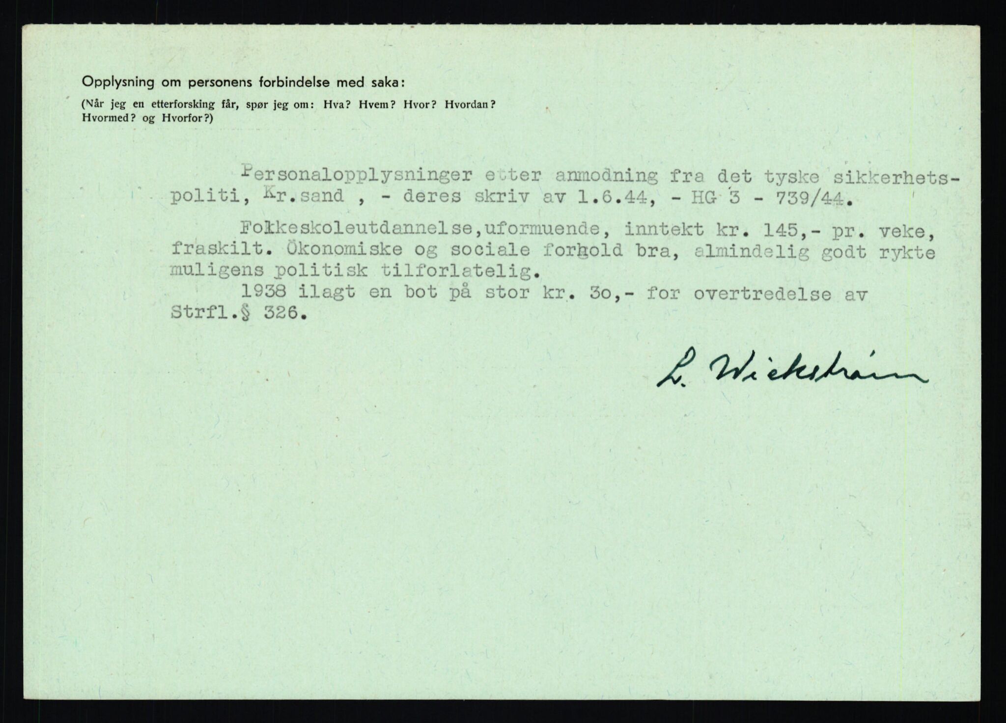 Statspolitiet - Hovedkontoret / Osloavdelingen, AV/RA-S-1329/C/Ca/L0007: Hol - Joelsen, 1943-1945, p. 2457