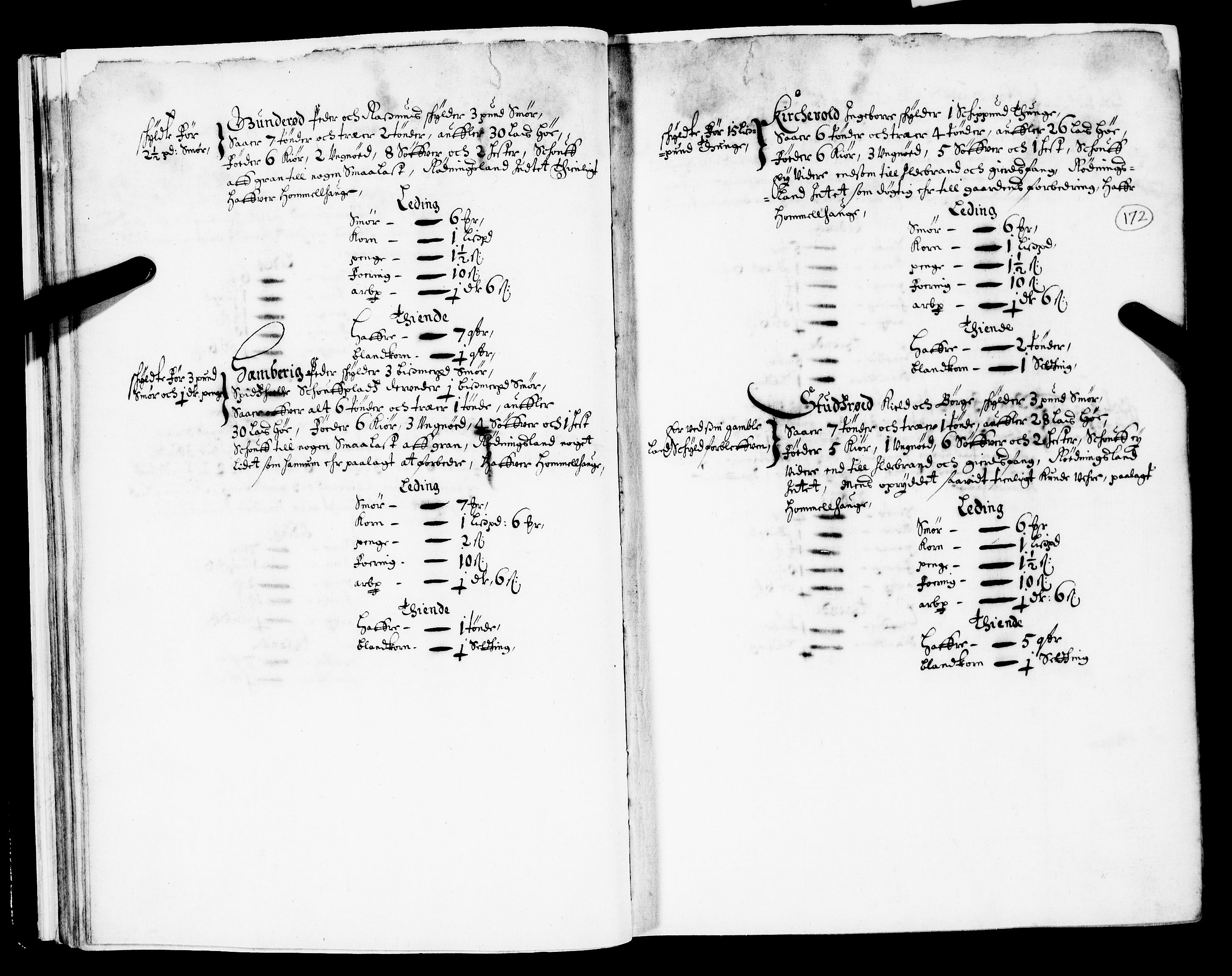 Rentekammeret inntil 1814, Realistisk ordnet avdeling, AV/RA-EA-4070/N/Nb/Nba/L0020: Tønsberg len, 2. del, 1668, p. 171b-172a
