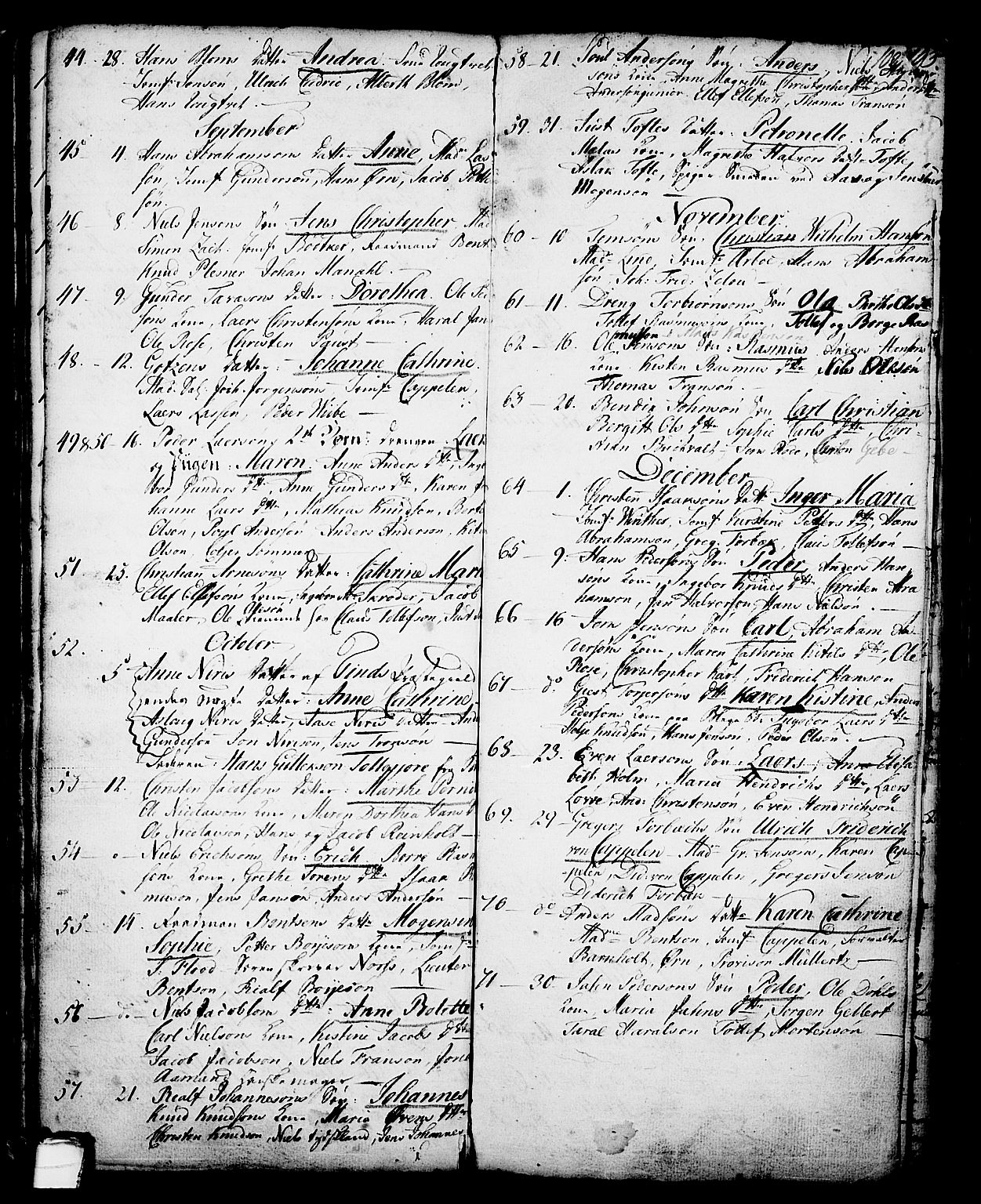 Skien kirkebøker, SAKO/A-302/G/Ga/L0001: Parish register (copy) no. 1, 1756-1791, p. 102