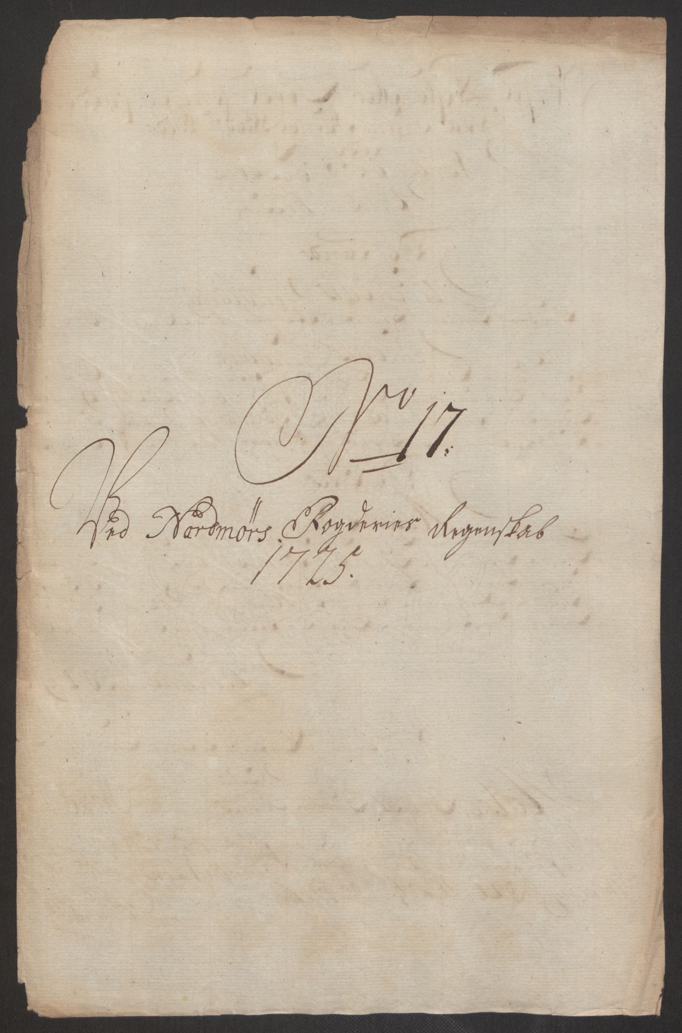 Rentekammeret inntil 1814, Reviderte regnskaper, Fogderegnskap, RA/EA-4092/R56/L3758: Fogderegnskap Nordmøre, 1725, p. 163