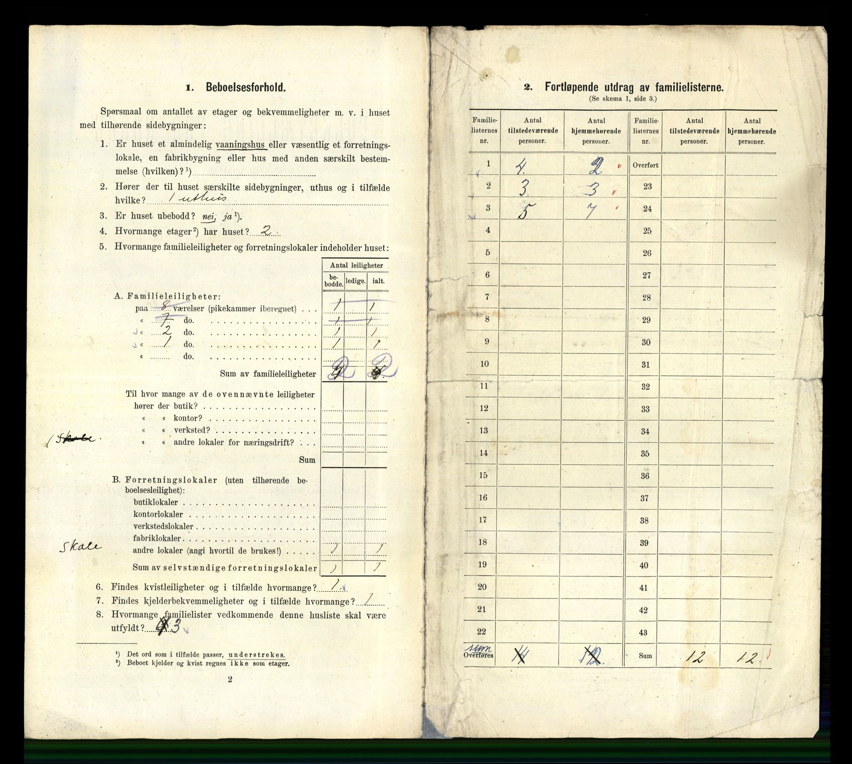 RA, 1910 census for Hamar, 1910, p. 2378